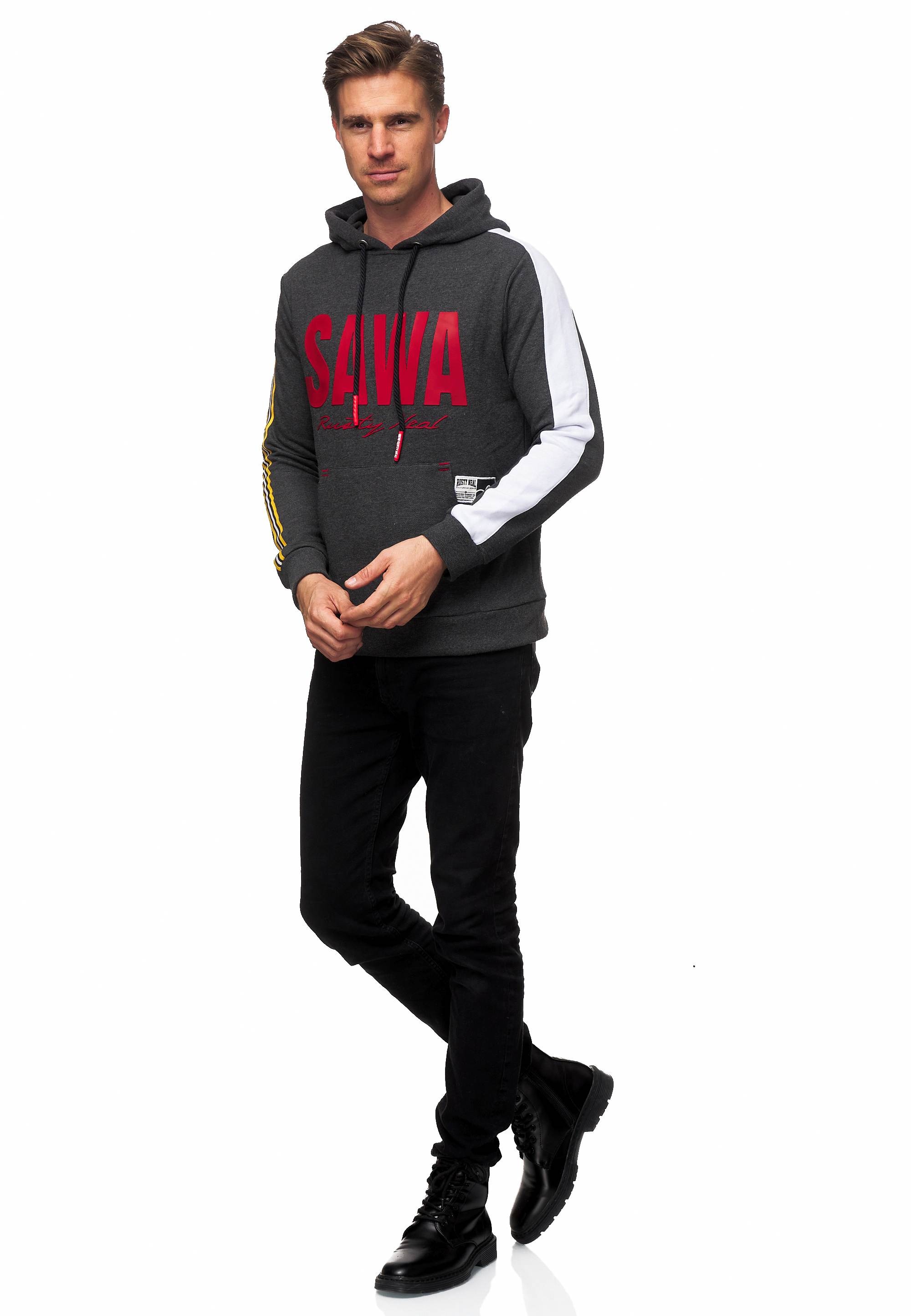 Rusty Neal Kapuzensweatshirt, in ▷ kaufen Design BAUR sportlichem 