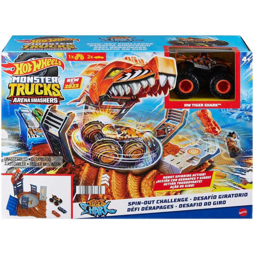 Hot Wheels Spiel-Gebäude »Semi-Finals Asst - Tiger Shark's Spin Out Frenzy«