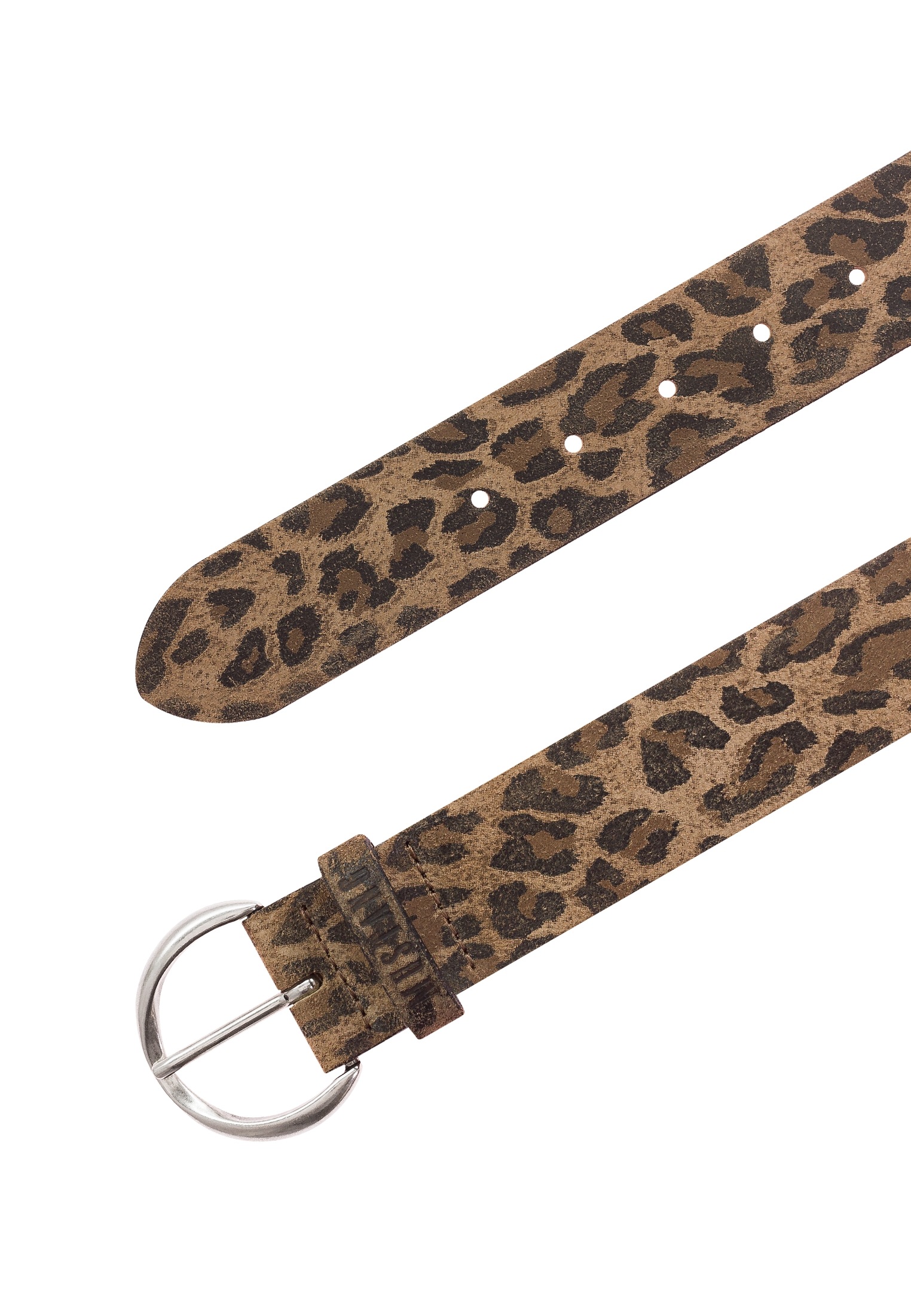 MUSTANG Ledergürtel, Florales oder Animal-Design, 4 cm breit