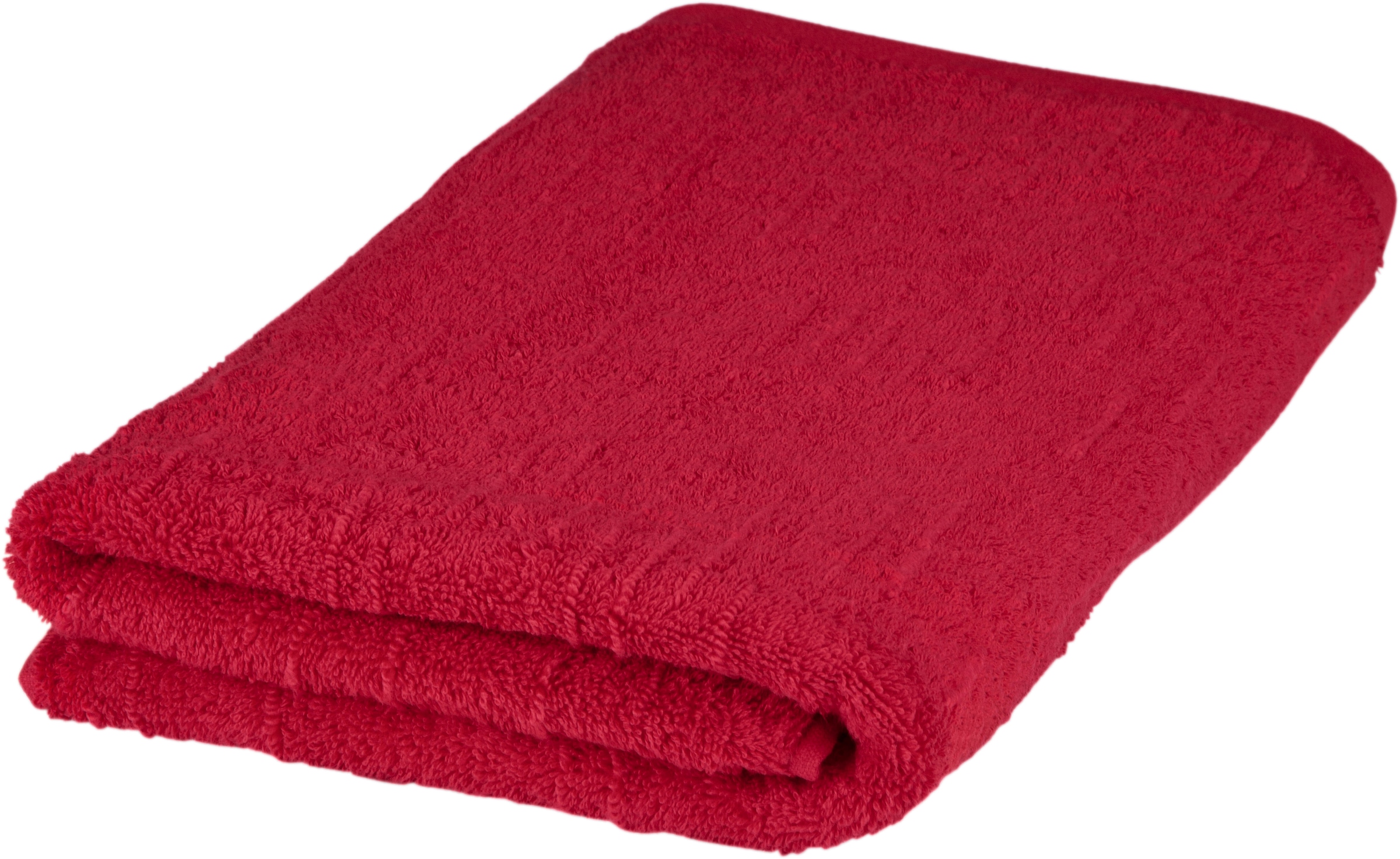 Duschtuch ROSS, B:70cm L:140cm, rot, Frottier, Obermaterial: 100% Baumwolle, Handtücher, "Premium", 100% Baumwolle