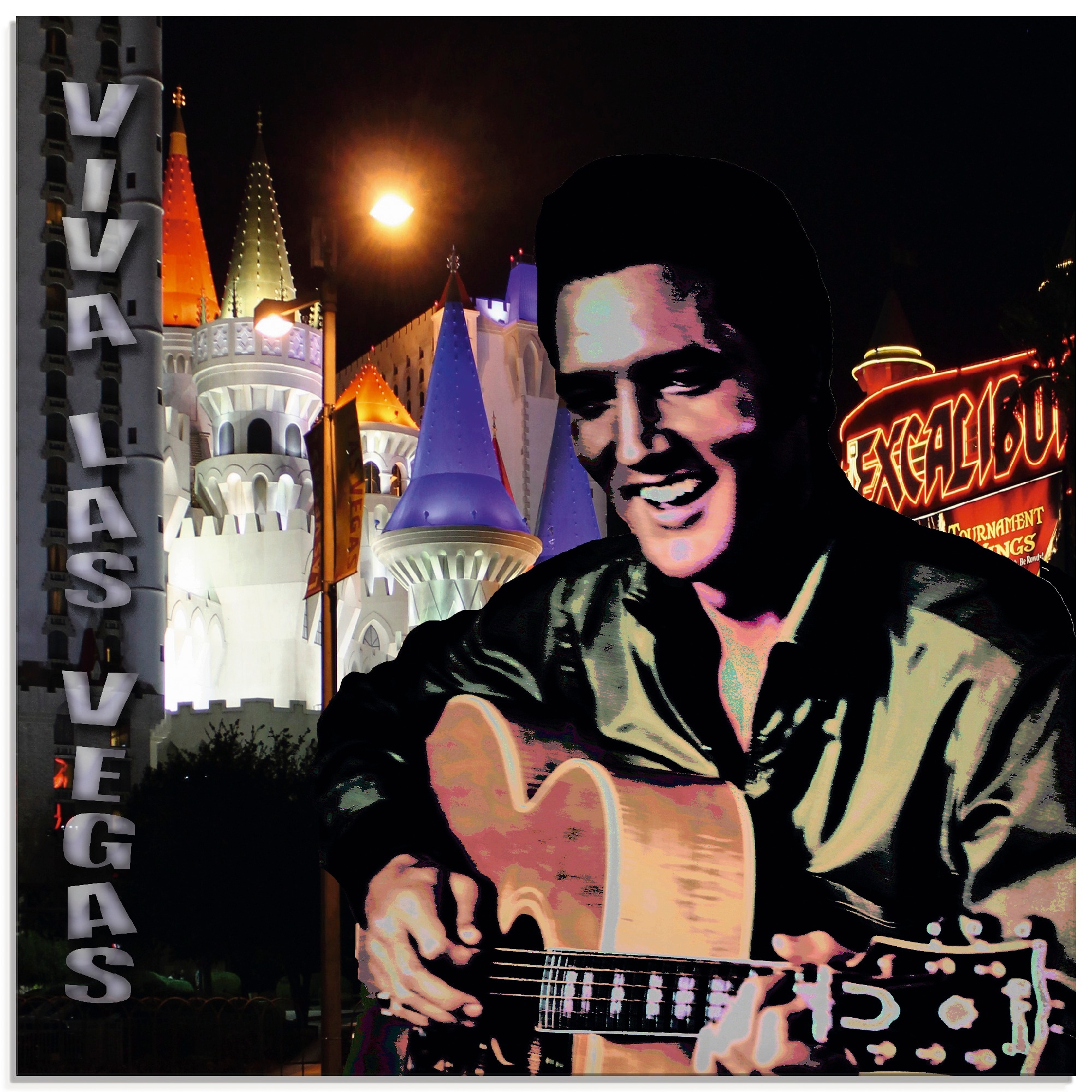 Artland Glasbild "Elvis Presley", (1 St.), in verschiedenen Größen