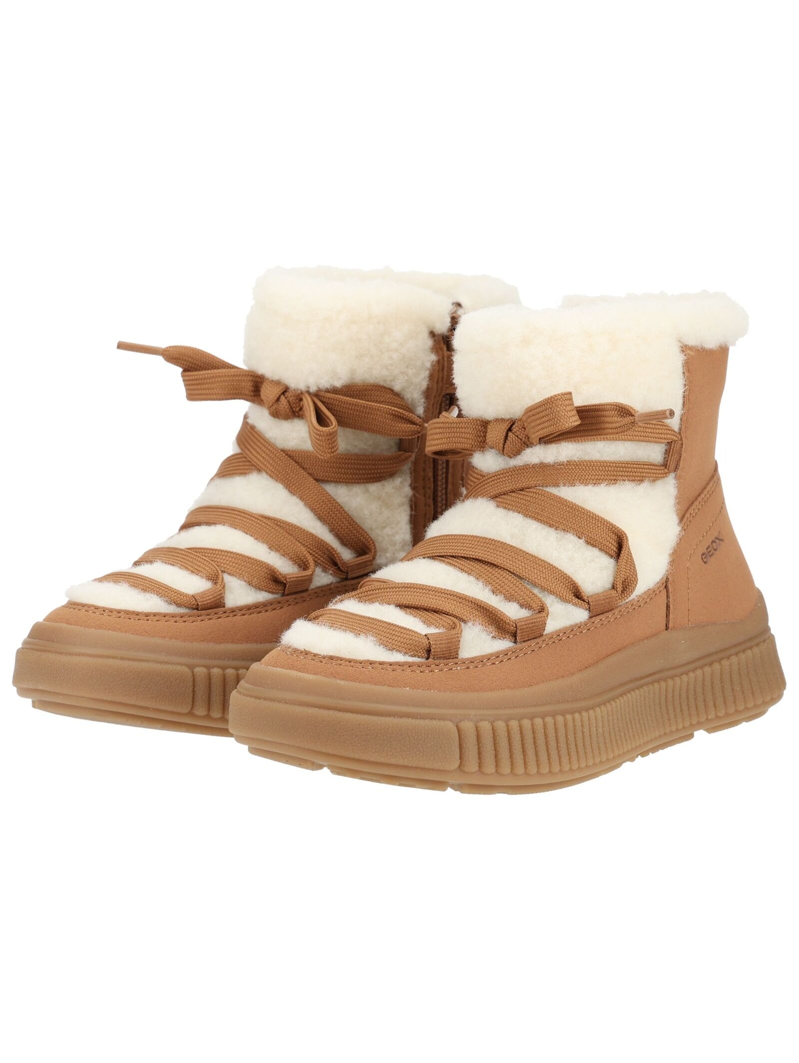 Geox Snowboots »Geox Stiefel Lederimitat/Textil«