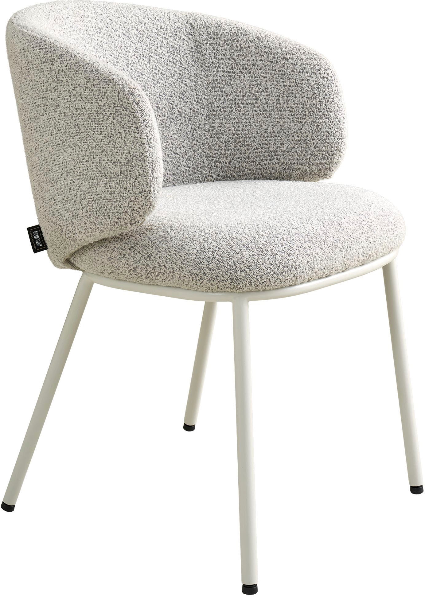 SCHÖNER WOHNEN-Kollektion Esszimmerstuhl "SUNJA" () 1 Stk.Bezug Bouclé, Unt günstig online kaufen