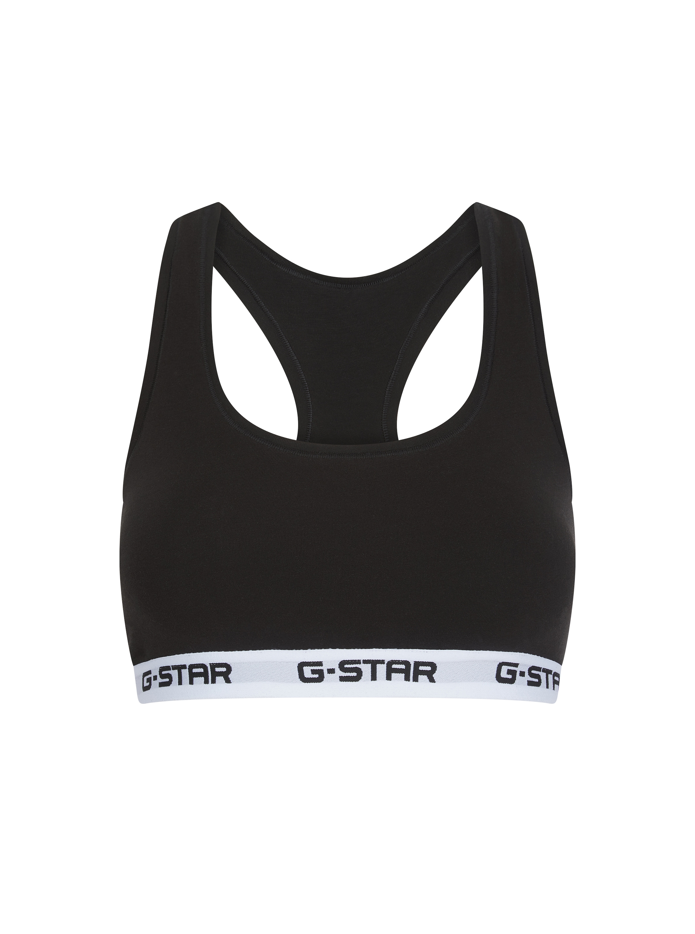 G-STAR Bralette »CARNELIAN, BRAS 2 PACK RACERBACK« Packung, 2 Stk. mit Logo-Saum