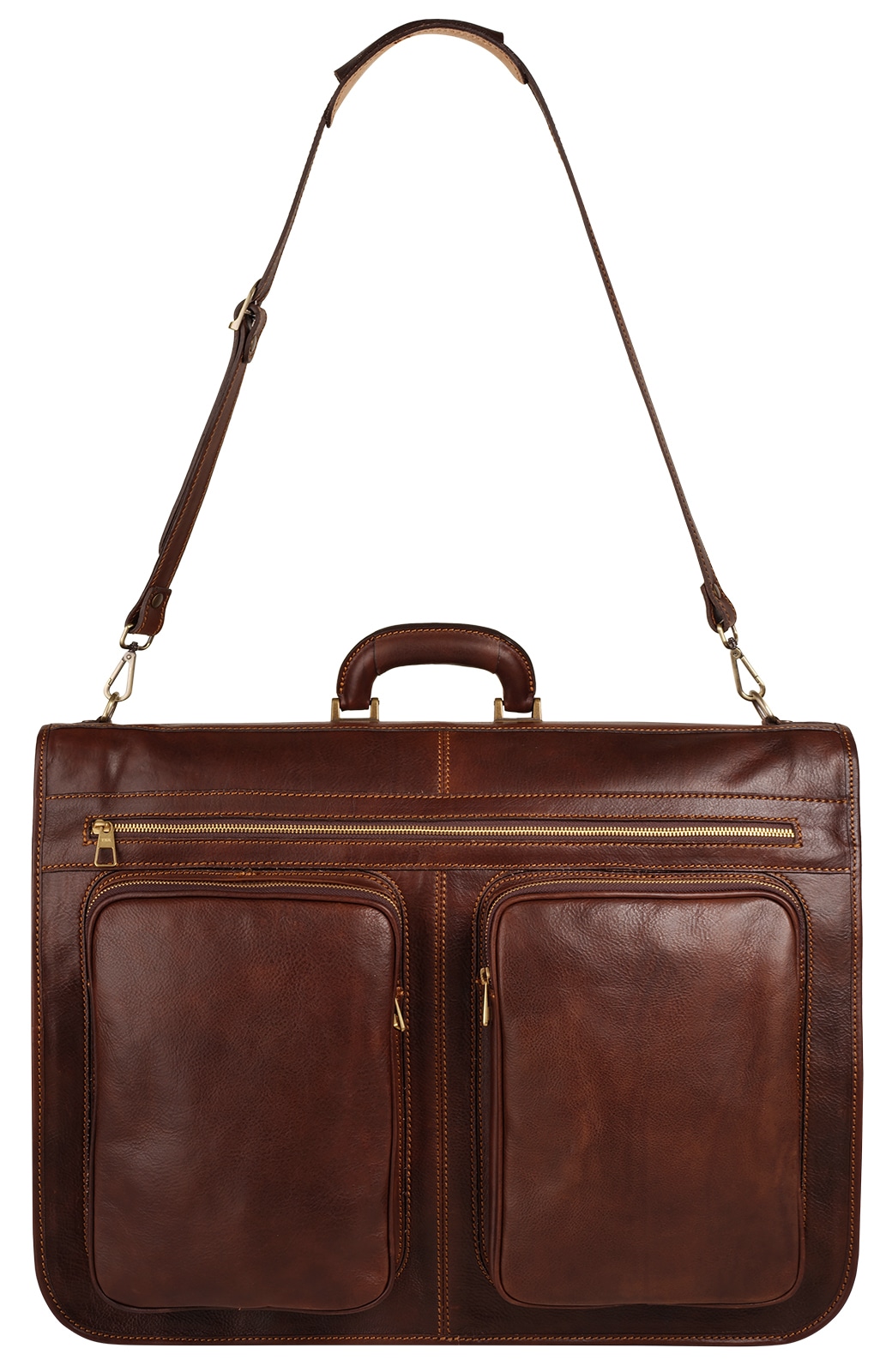 Piké Reisetasche, echt Leder, Made in Italy