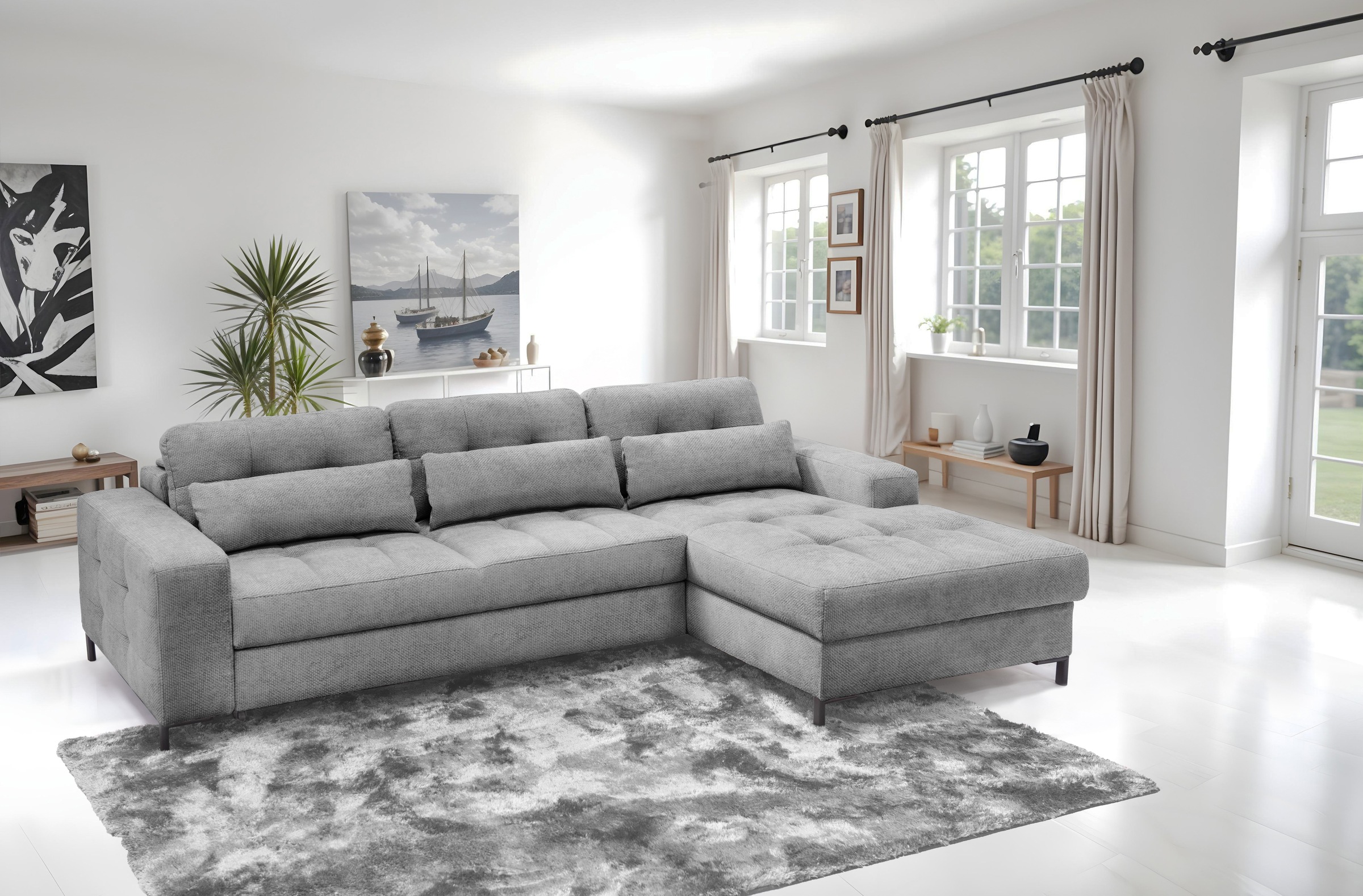 exxpo - sofa fashion Ecksofa "Bonito", (2 St.), Sitztiefenverstellung,Höhen günstig online kaufen