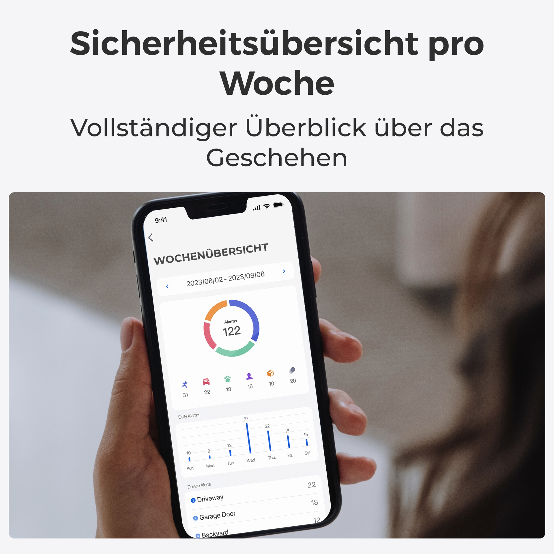 Reolink Überwachungskamera »Hub 1 + Argus Series B740X + Solarpanel«, Außenbereich