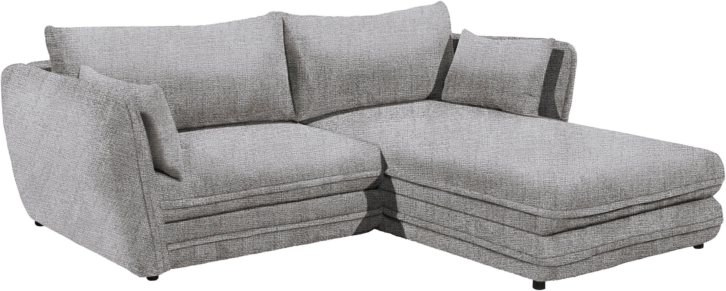 ED EXCITING DESIGN Ecksofa »Stanley L-Form«, frei im Raum stellbar, mit Schlaffunktion und Bettkasten