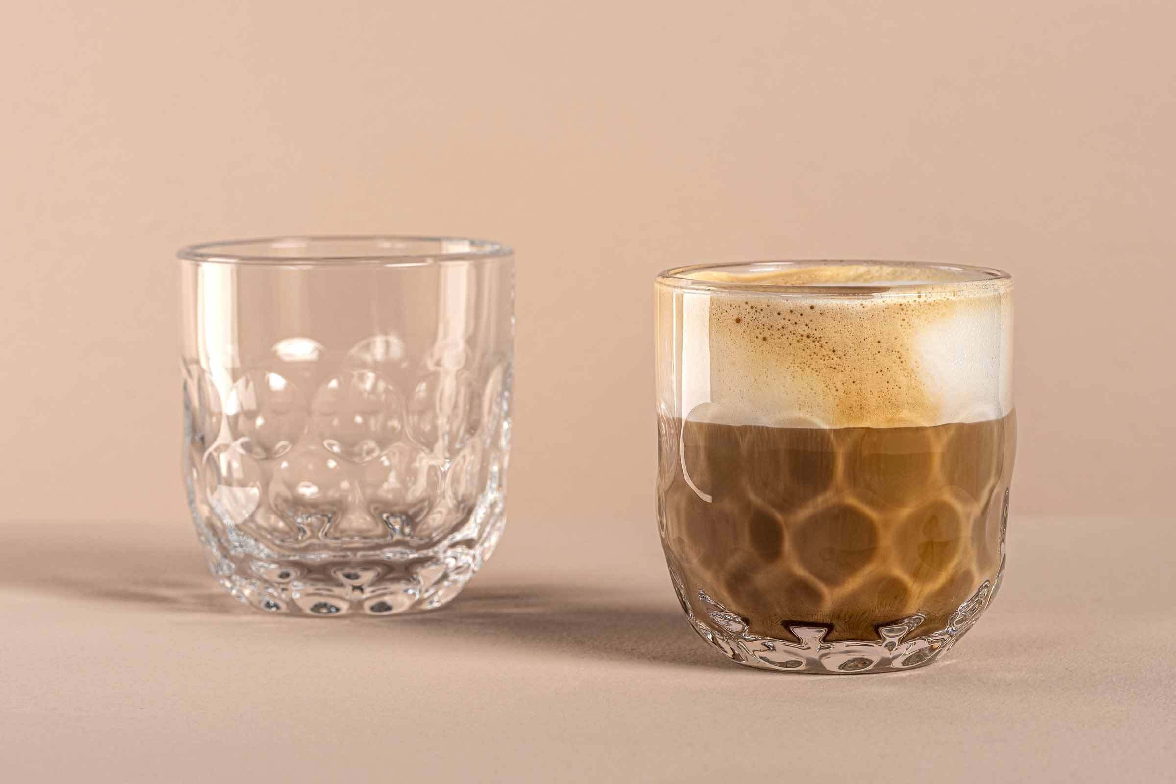 LEONARDO Latte-Macchiato-Glas »Kaffeegläser (1) Gocce 220 ml 6er Set transparent«