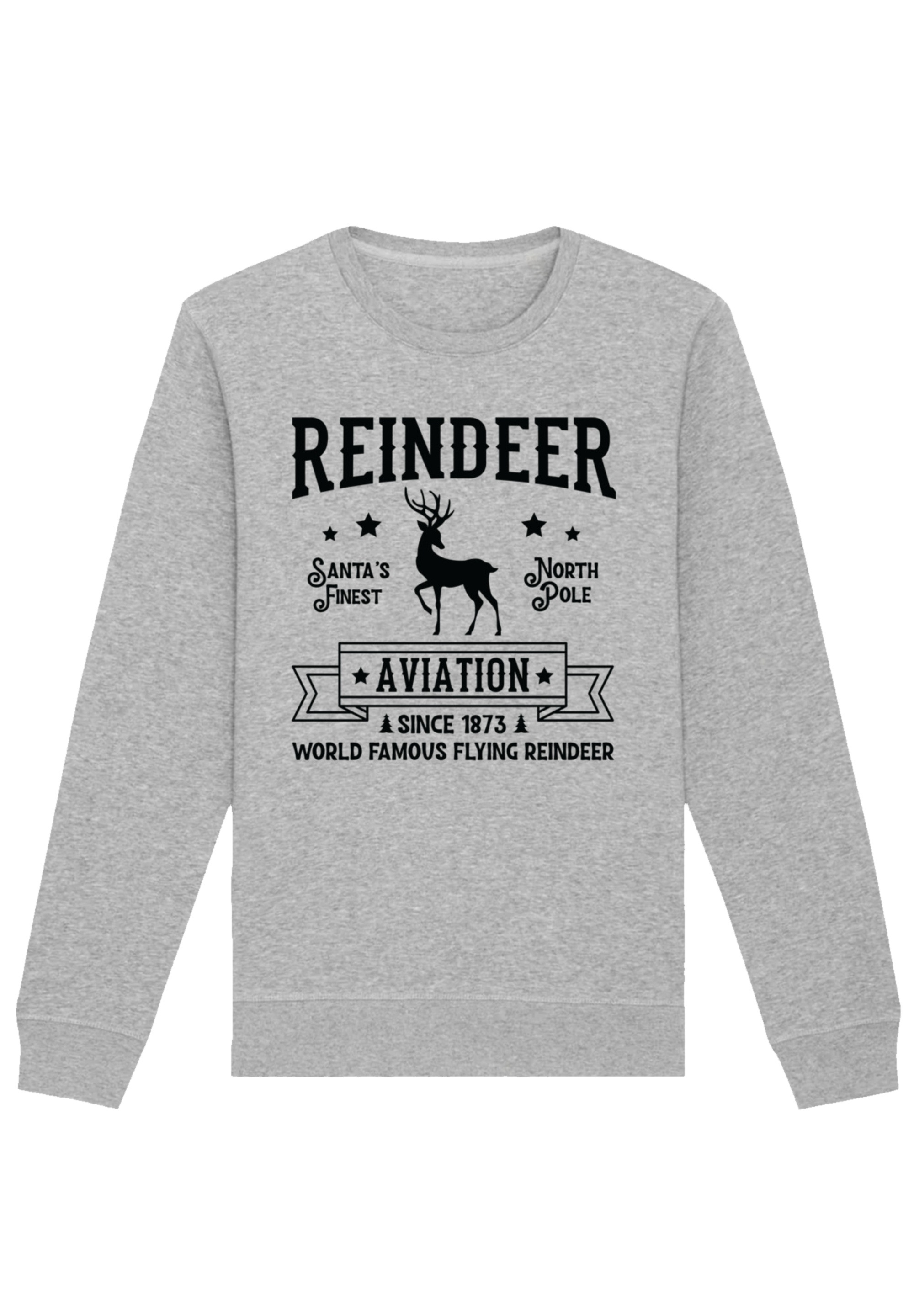 F4NT4STIC Sweatshirt "Weihnachten Reindeer Aviation Retro Sign", Premium Qu günstig online kaufen