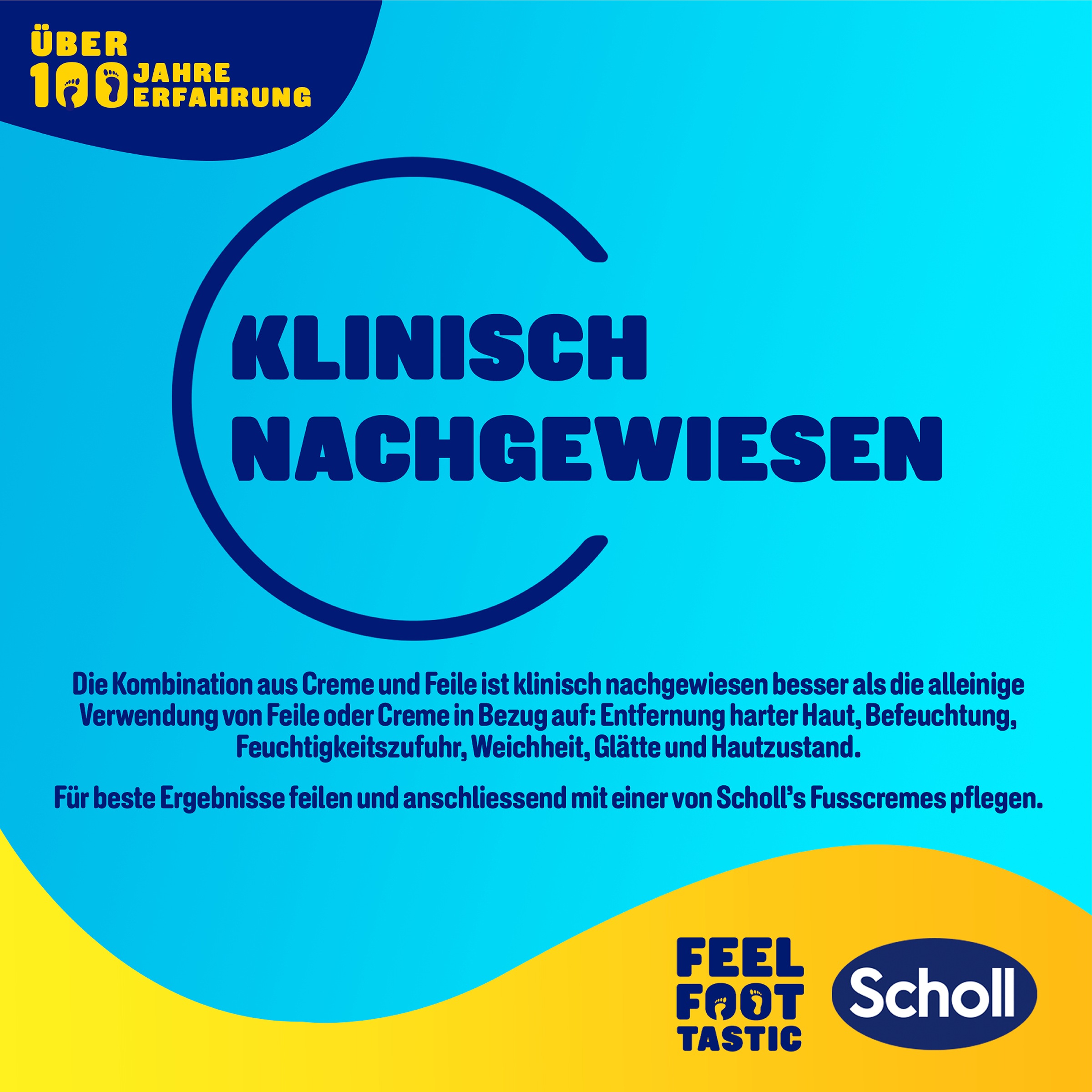 Scholl Hornhautfeile »Nano Hornhautfeile«, für trockene & nasse Füße geeignet