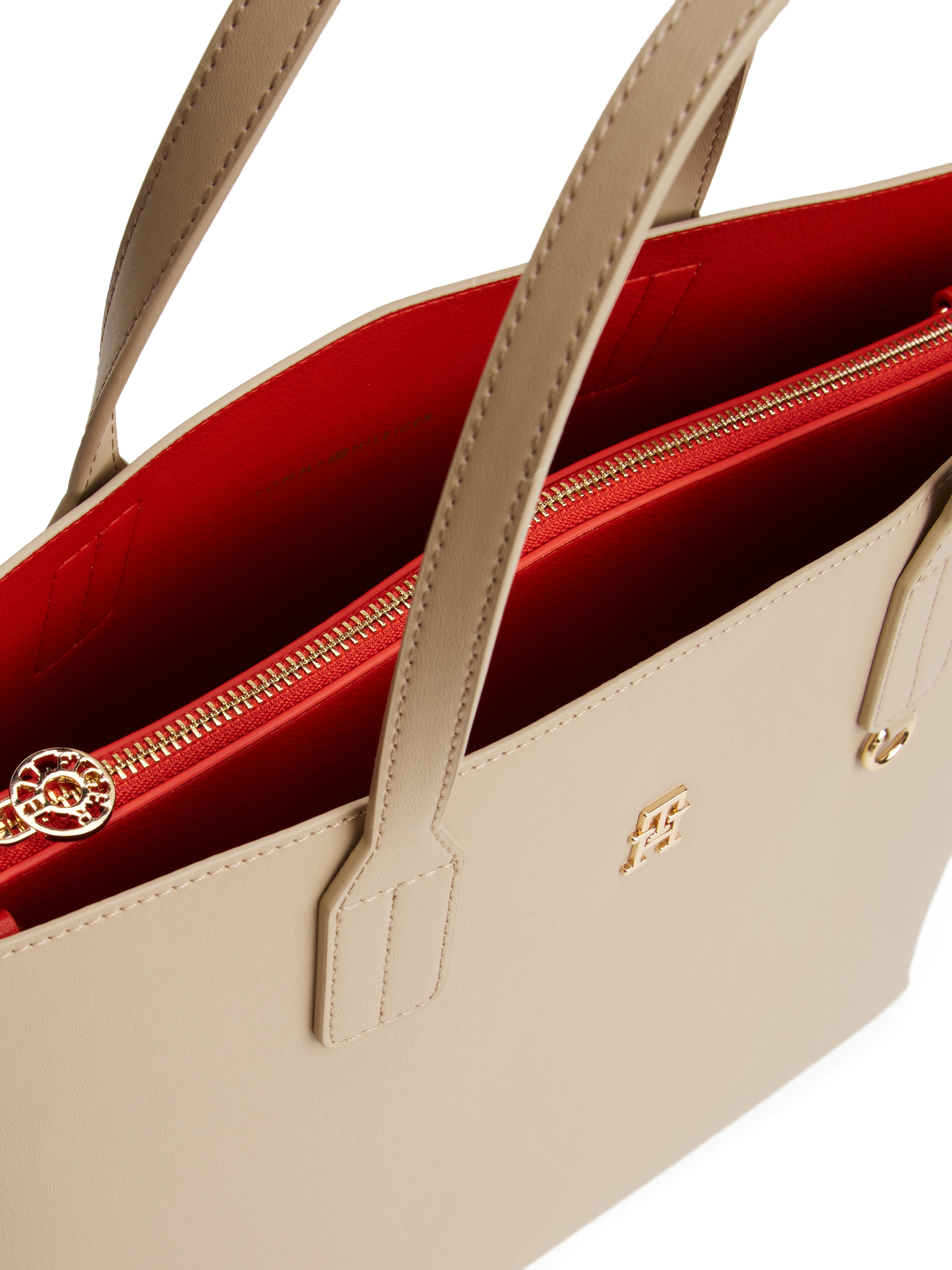 Tommy Hilfiger Satchel »TH ICON SATCHEL«, Damen Umhängetasche, Tragetasche mit Innentasche