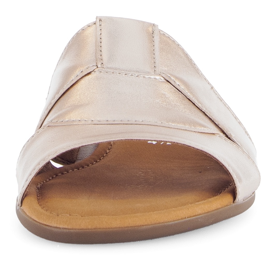 Gabor Pantolette »RHODOS«, Blockabsatz, Sommerschuh, Komfortschuh in Bequemweite G (= weit)