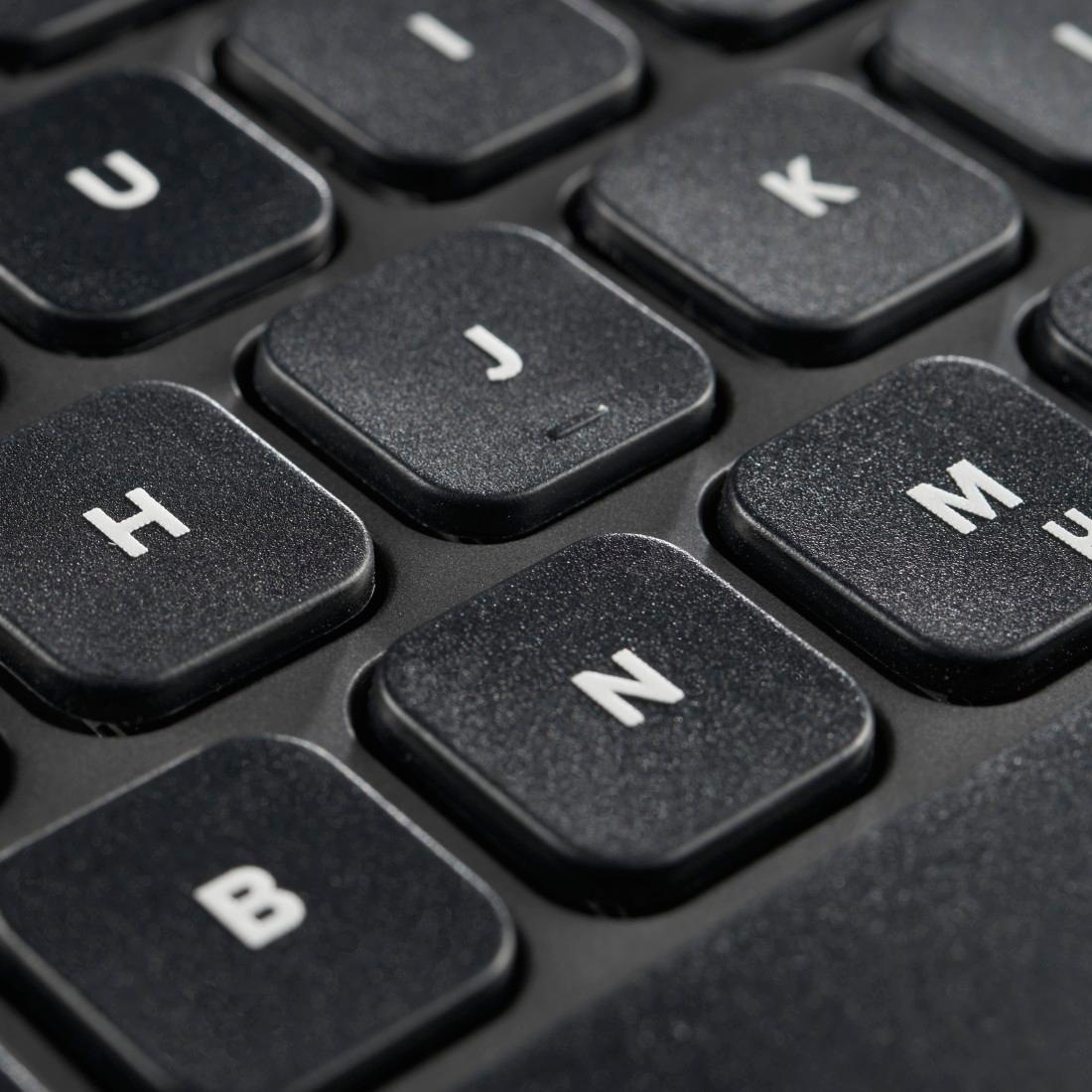 Hama PC-Tastatur »Tastatur "KC-700", kabelgebunden, PC, Notebook, Laptop Keyboard«, Abgesetzte Tasten/Leise Tasten