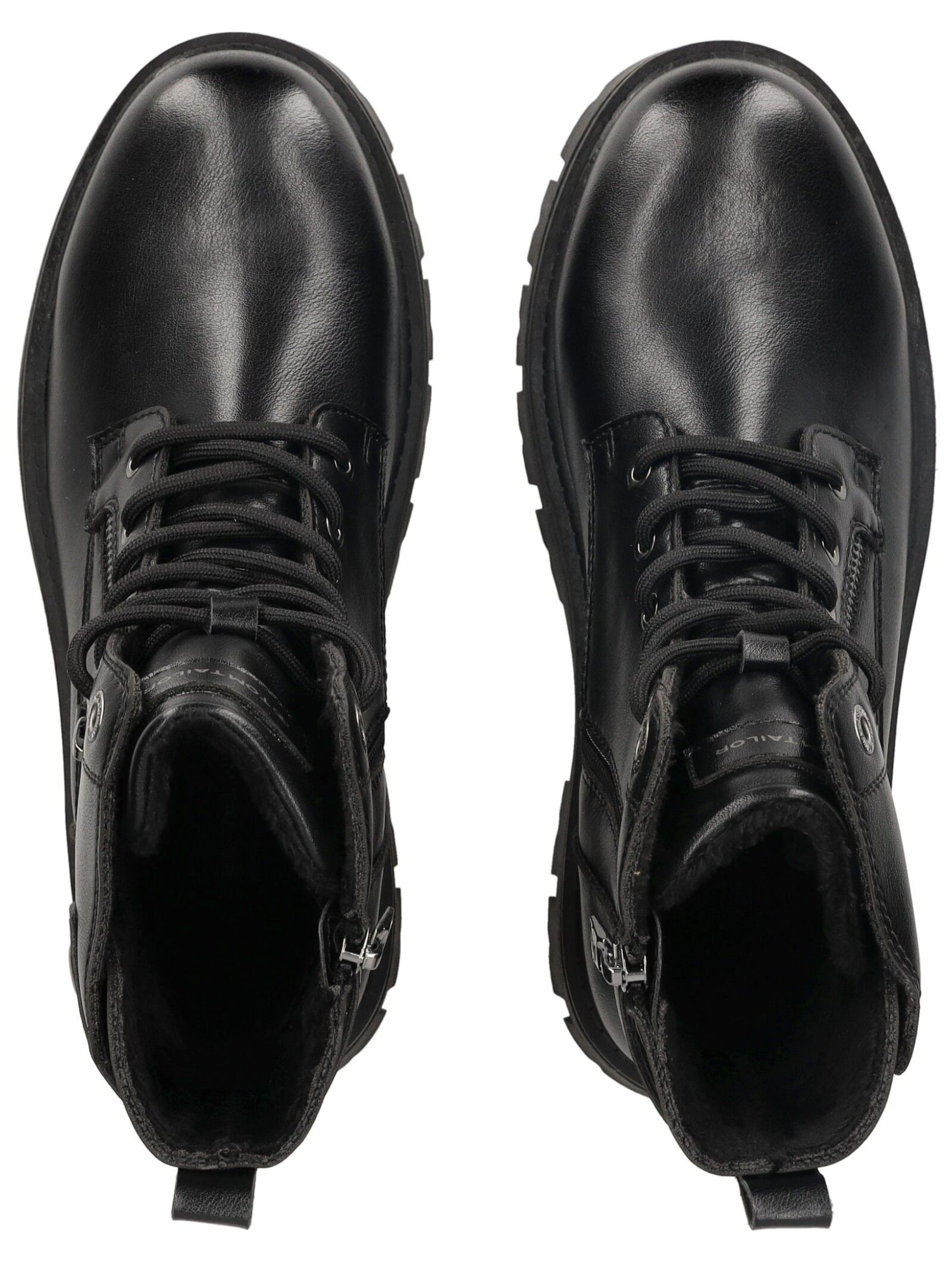 TOM TAILOR Schnürstiefelette »Tom Tailor Stiefelette Lederimitat«