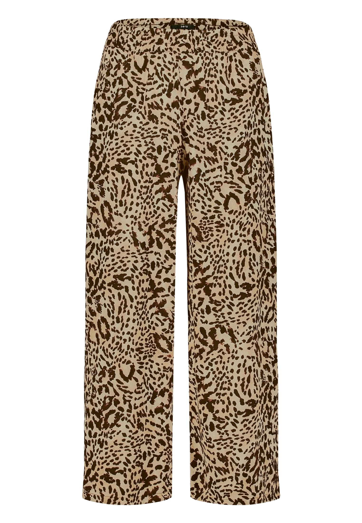 Zero Stoffhose »Damen mit Leoprint«  Plain/ ohne Details