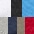 rot, blau, marine, khaki, grau-meliert, weiß, schwarz