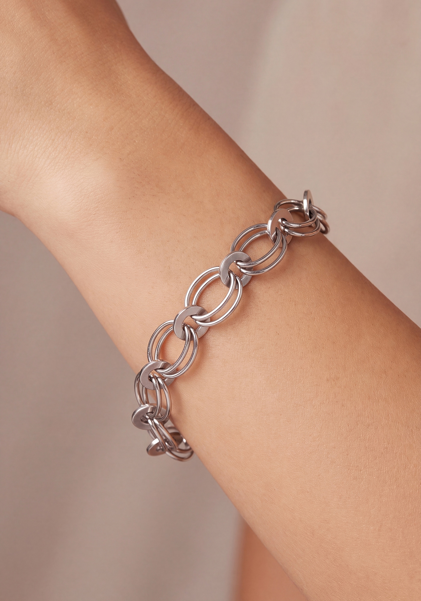 JOBO Silberarmband »Chunky Statement« 925 Silber 19 cm