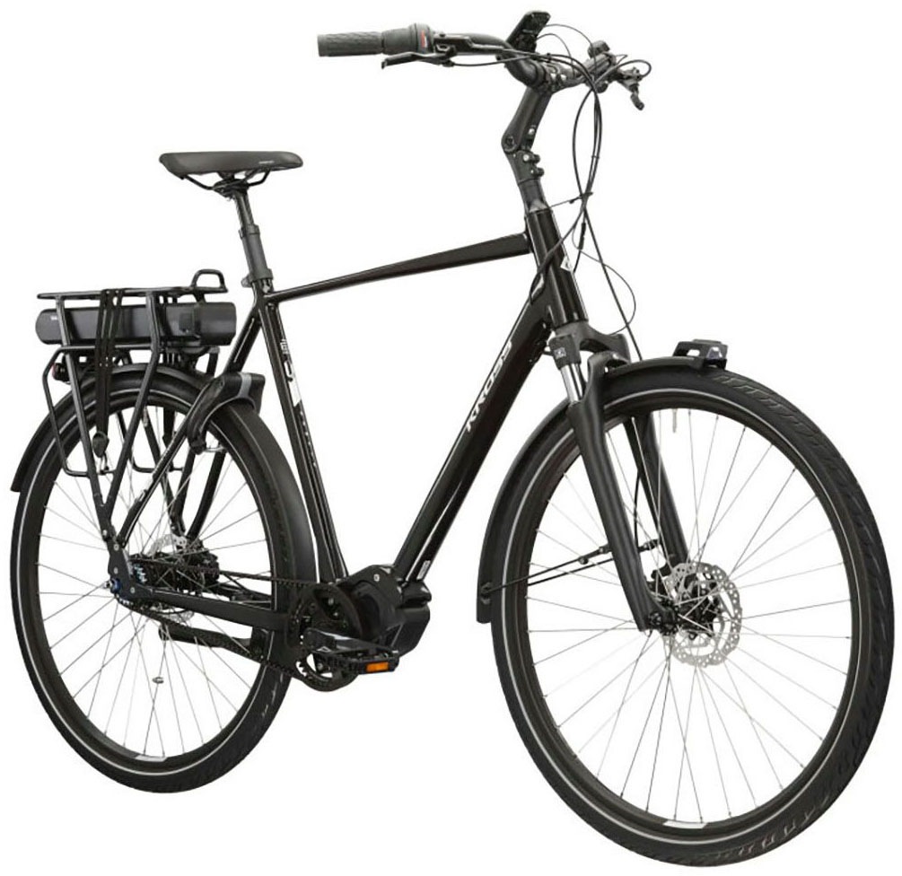 Kross »E-Citybike Sentio Hybrid 5.0 28 Zoll schwarz« 7 Gang Shimano NEXUS Schaltwerk Nabenschaltung Mittelmotor 250 W Pedelec, Elektrofahrrad für Damen und Herren