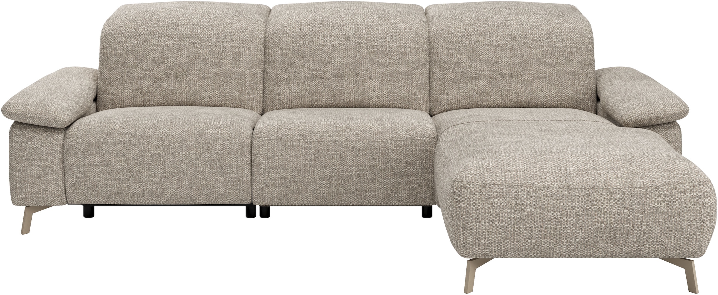 Musterring Ecksofa "MR 370, intelligenter Komfort im modernen Design" Optionale Relaxfunktion, flexible Kopfteile & klappbare Armlehnen