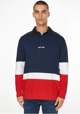 Tommy Jeans Langarm-Poloshirt »TJM SOFT COLORBLOCK RUGBY POLO« kaufen
