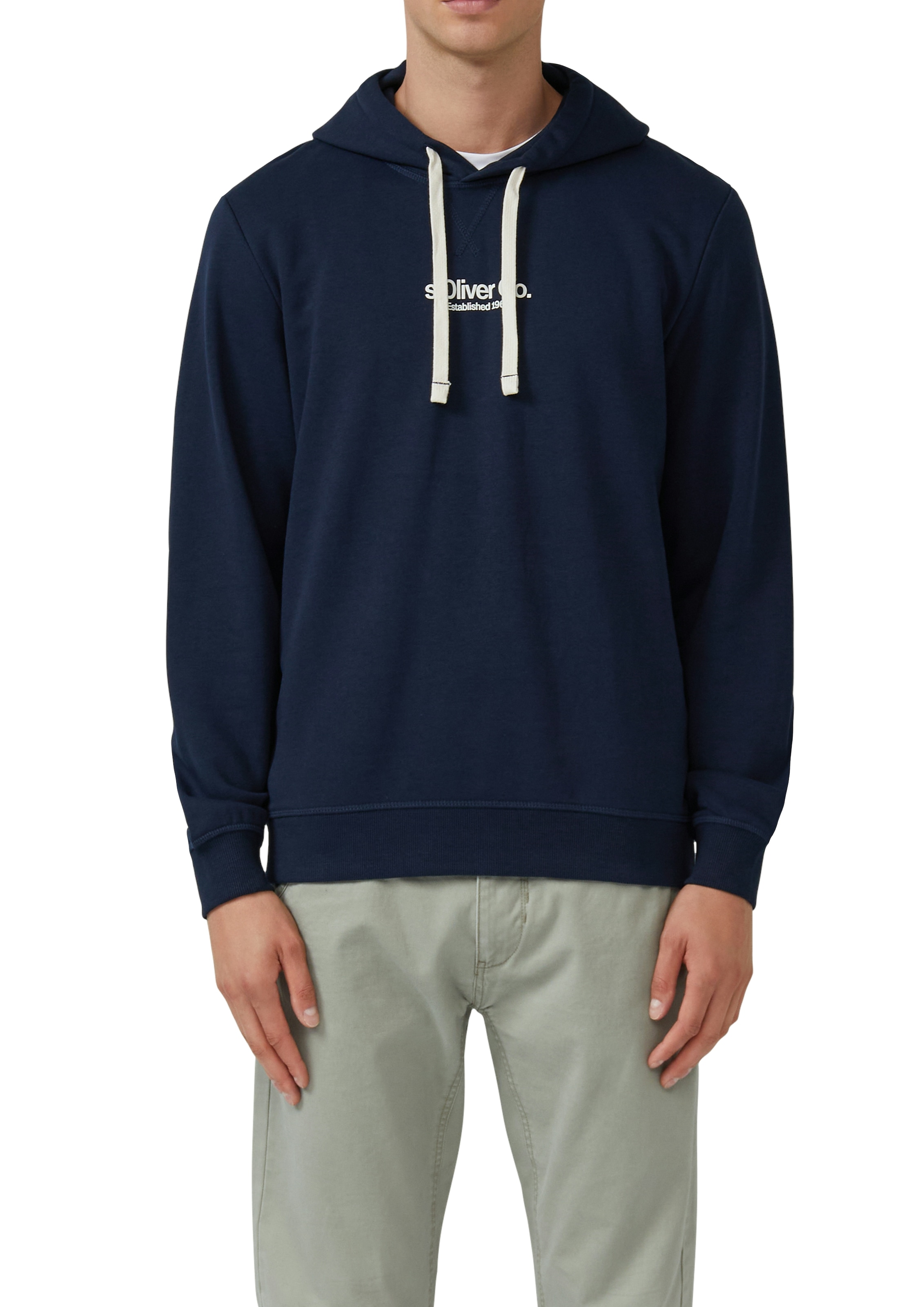 s.Oliver Hoodie, mit Logo Schriftzug günstig online kaufen