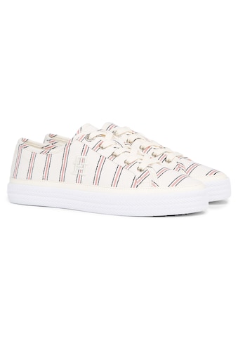 TOMMY HILFIGER Plateausneaker »VULC CANVAS SNEAKER SH...