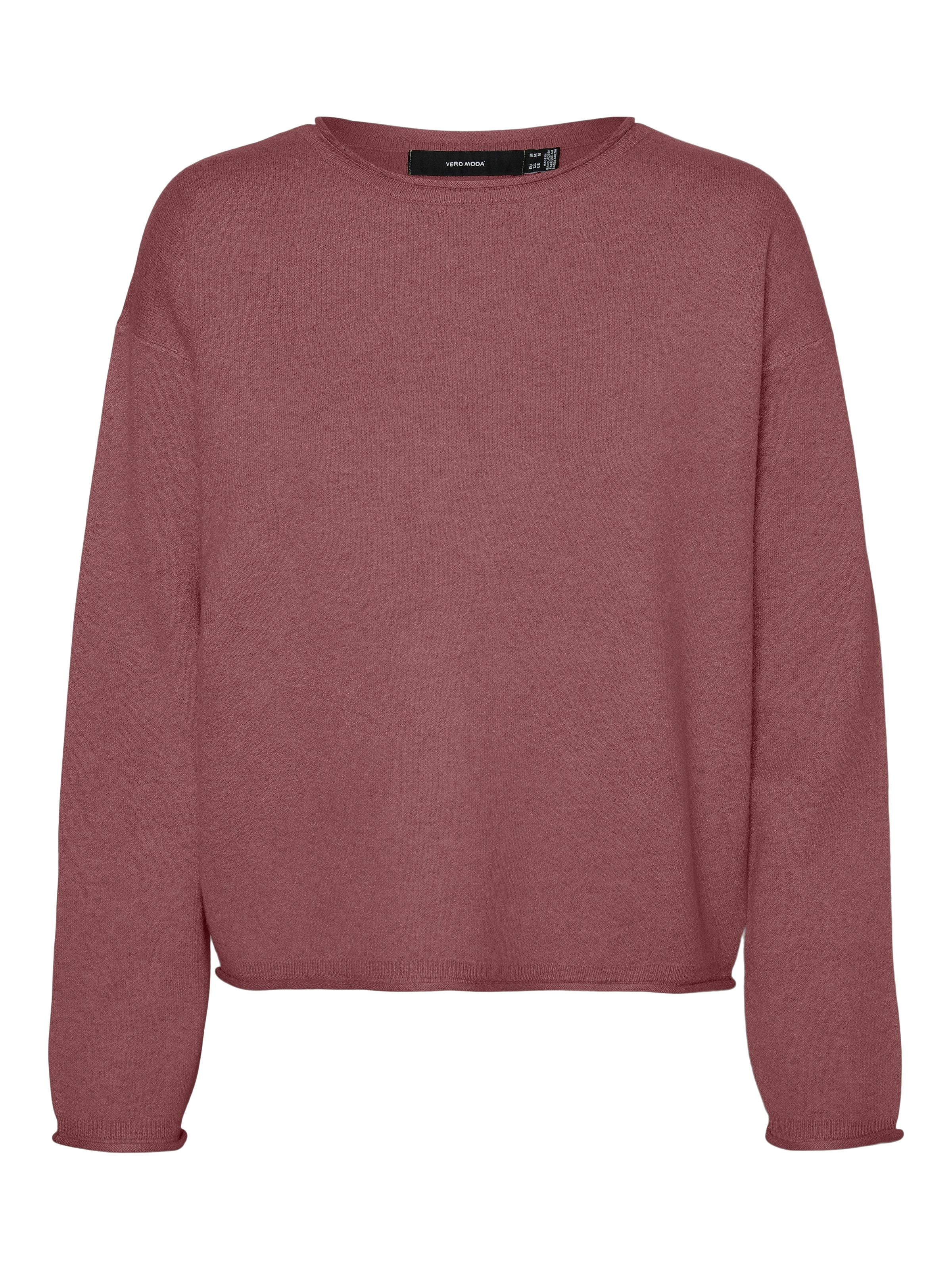 Vero Moda Strickpullover »VMGOLD ROLL LS O-NECK PULLOVER GA«