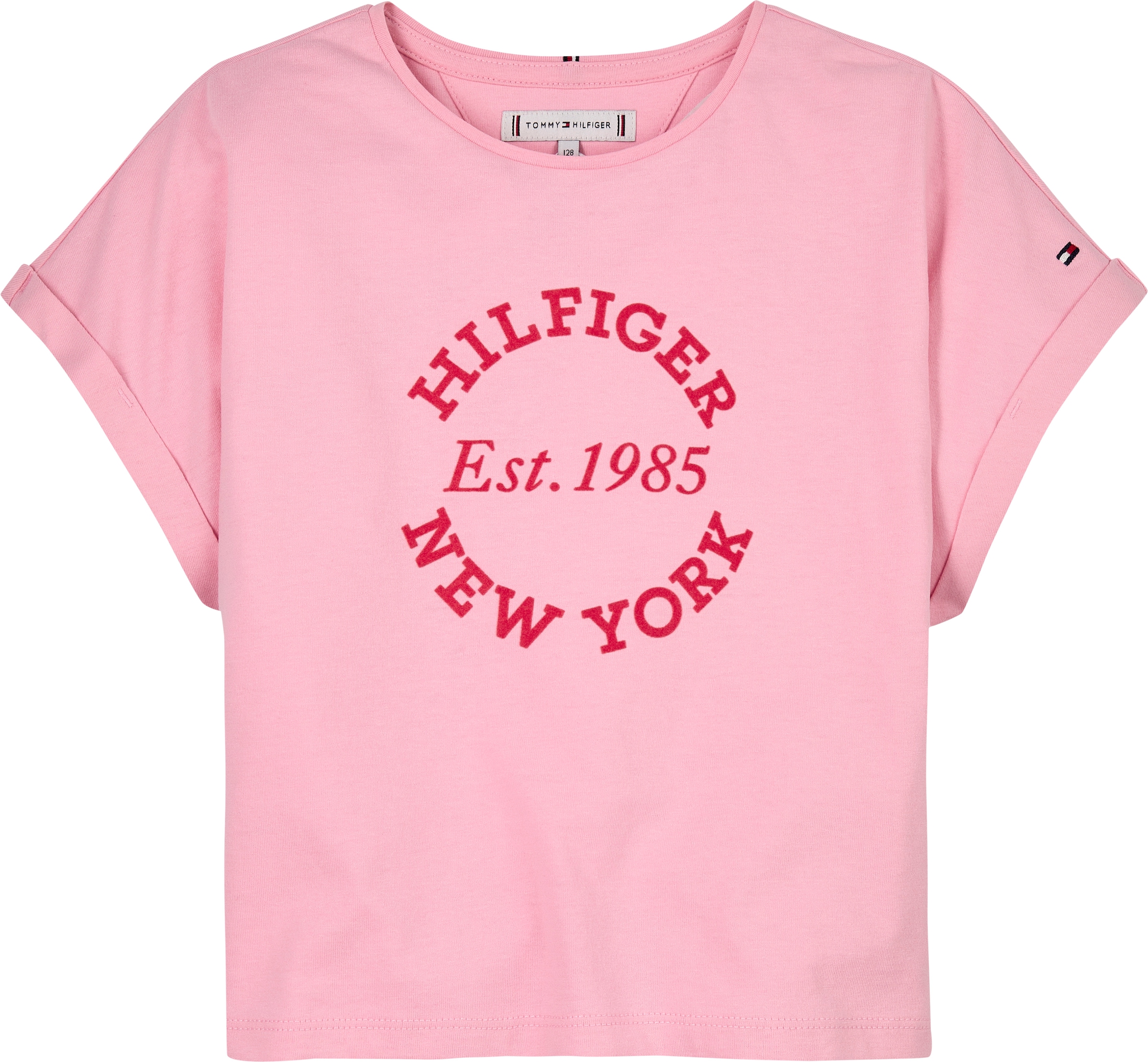 Tommy Hilfiger T-Shirt »HILFIGER  NY REGULAR TEE SS« mit Logodruck