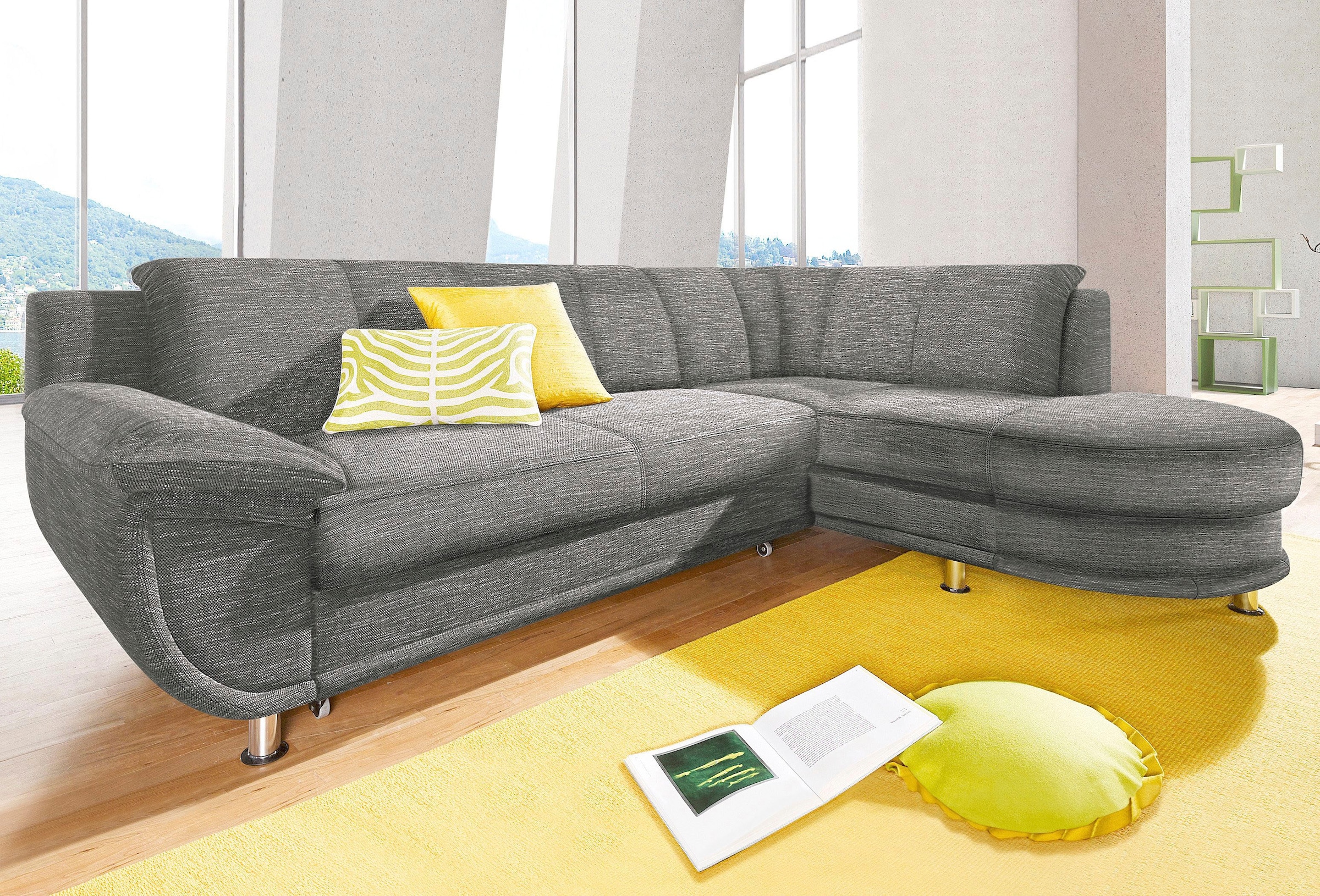 TRENDMANUFAKTUR Ecksofa "Rondo, zeitlos und elegant, OTTOs Choice, bequem, günstig online kaufen