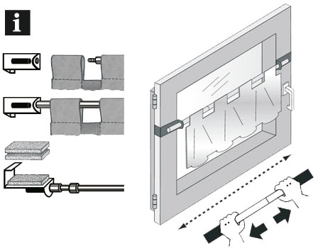 GARDINIA Scheibenstange »Spannvitrage«, 1 läufig-läufig, ausziehbar, Serie Spannvitrage Ø 7/9 mm