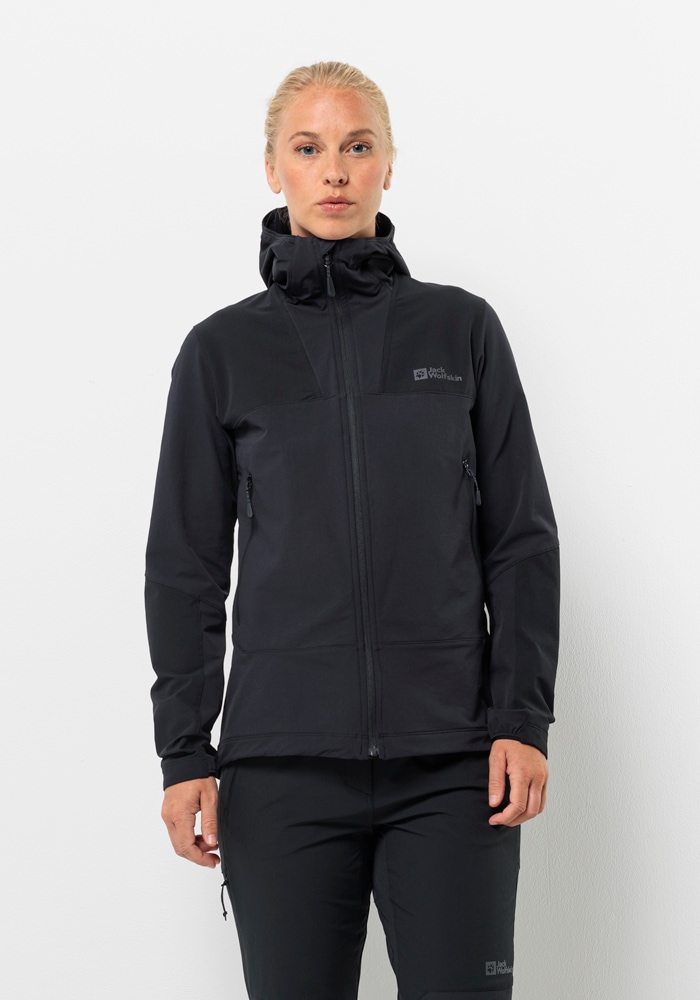 Jack Wolfskin Outdoorjacke "ANDUR JKT W", mit Kapuze