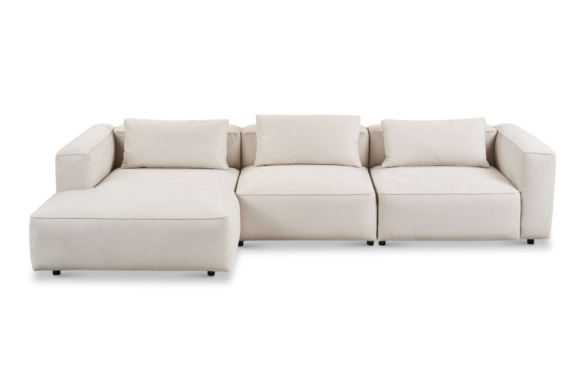 andas Ecksofa »Tvinnet«, Breite 317 cm, extra tiefe Sitzfläche, kubisches Sitzvergnügen