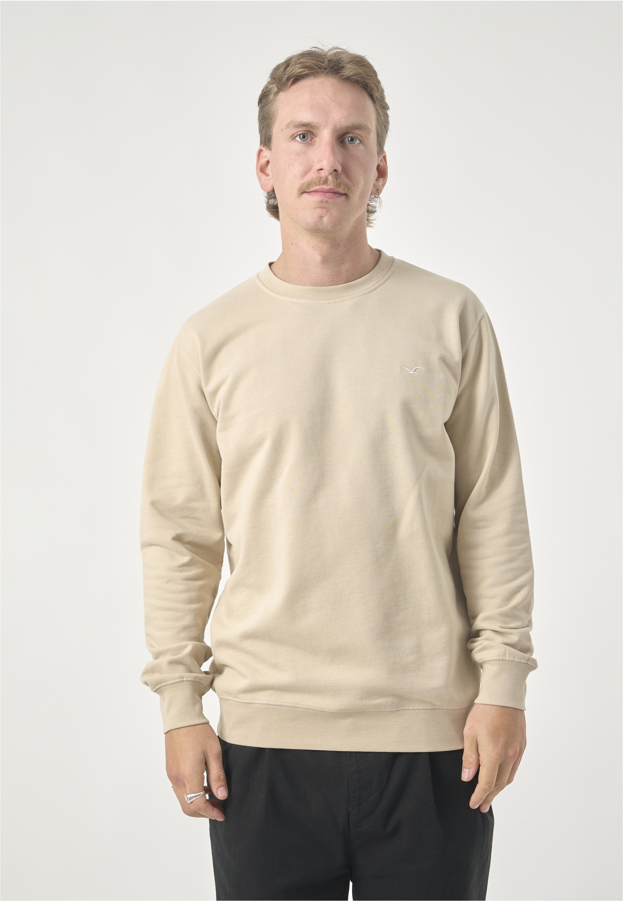 Cleptomanicx Sweatshirt »Ligull«, mit kleiner Möwen-Stickerei