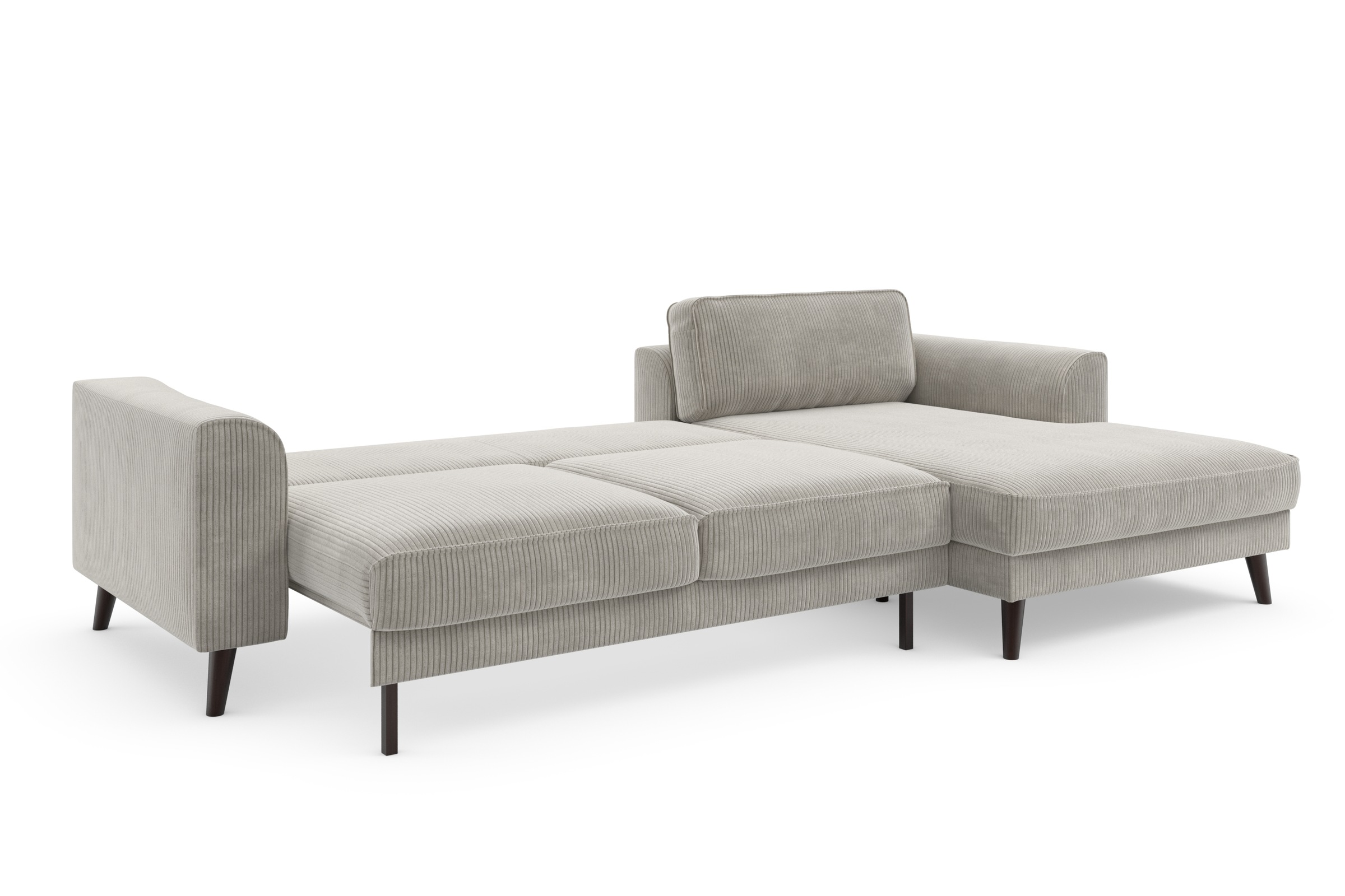TRENDMANUFAKTUR Ecksofa »Lumber Jack, elegantes Designsofa, zeitlos modern, hoher Sitzkomfort«, wahlweise mit Bettfunktion u. Bettkasten, L-Form