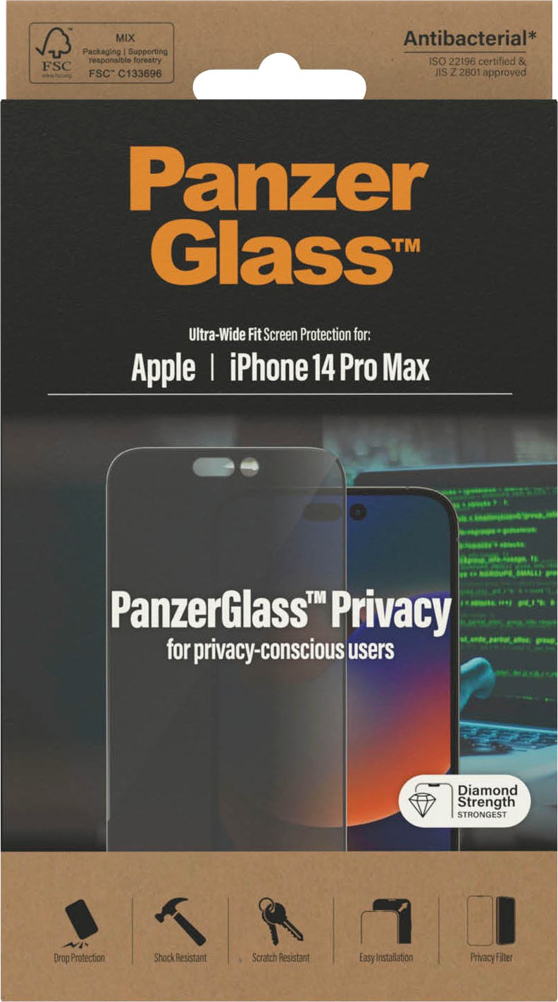 Displayschutzglas »iPhone 14 Pro Max Ultrawide Privacy AB«
