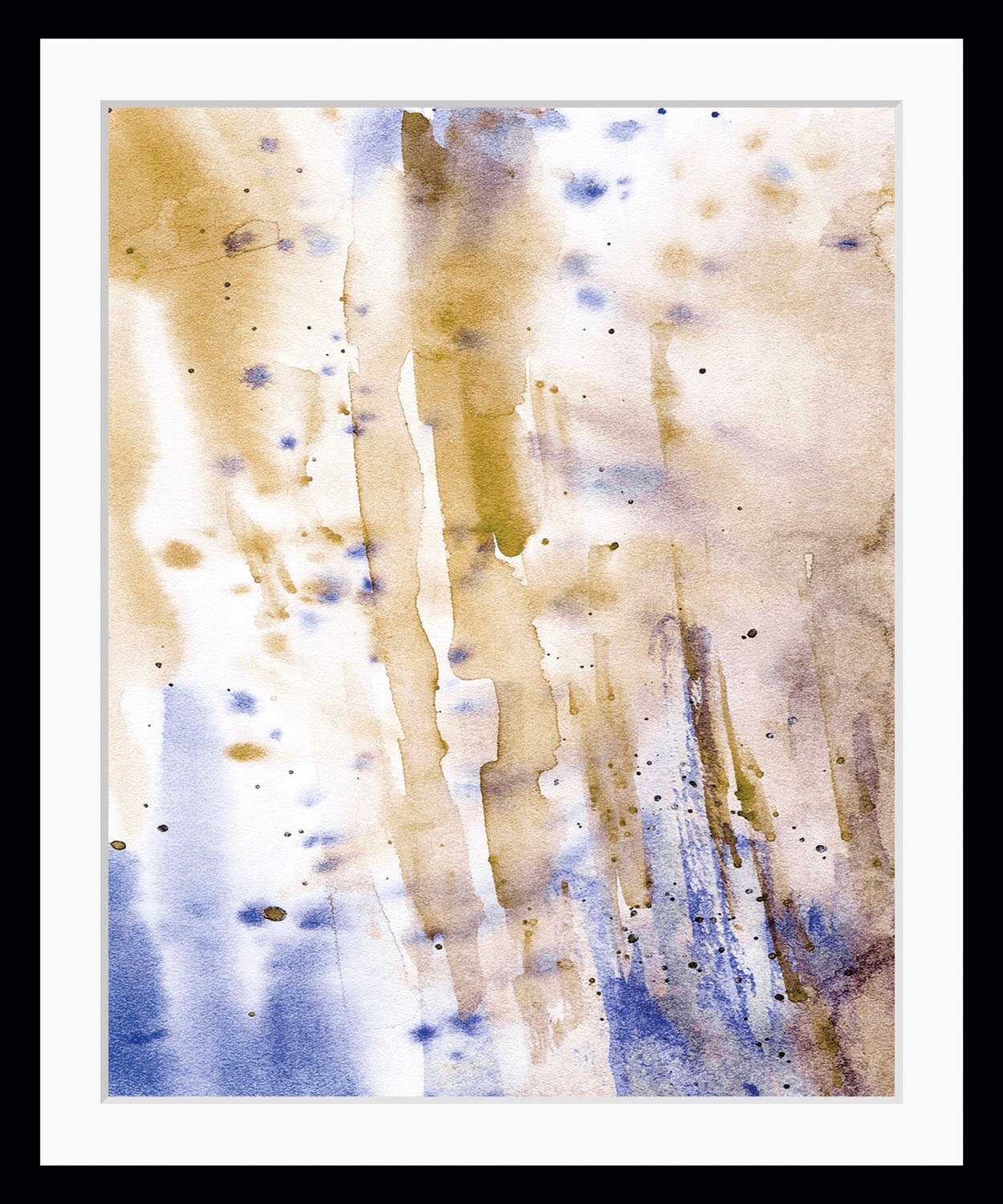 queence Bild »Louis«, Abstrakt-Kunst-Figuren, (1 St.), HD Premium Poster-Druck inkl. Holzrahmen