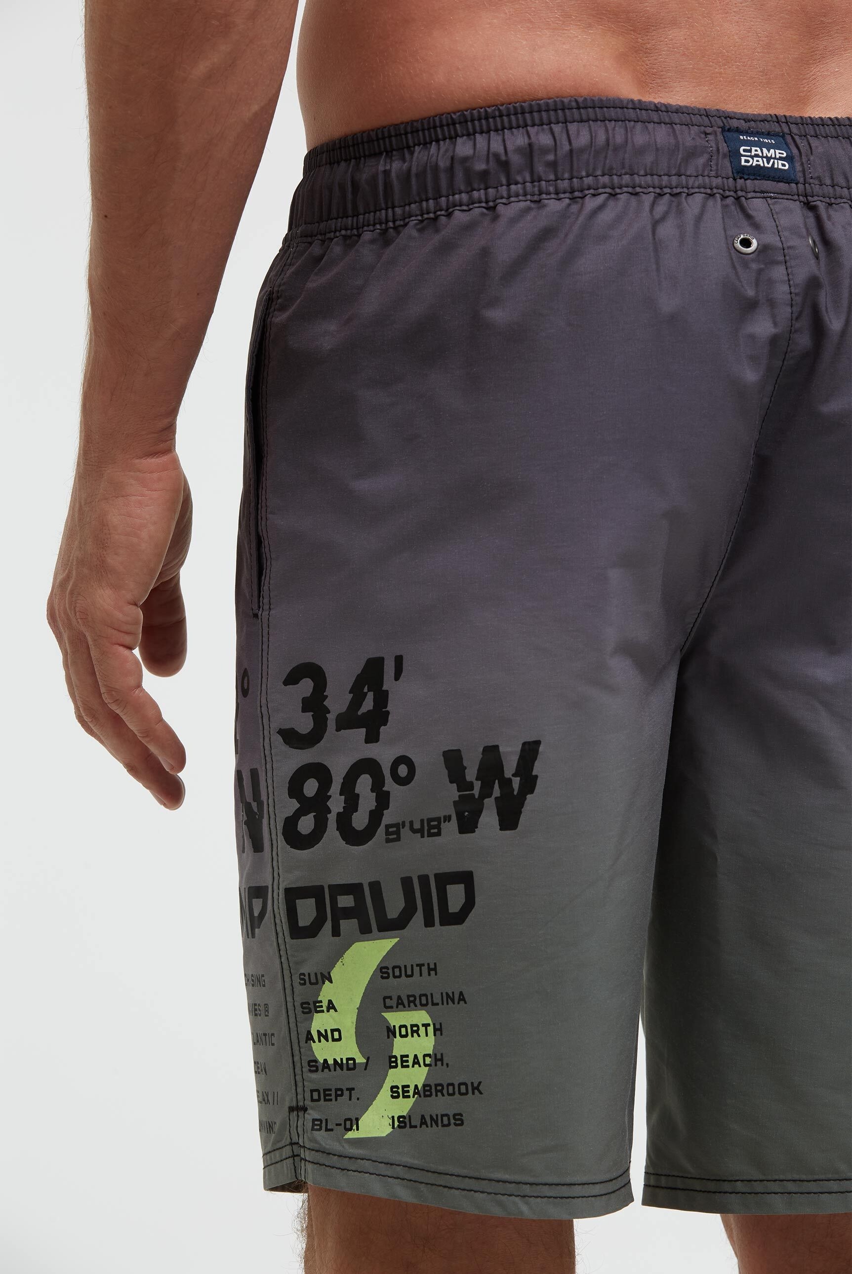 CAMP DAVID Badeshorts mit Einschubtaschen