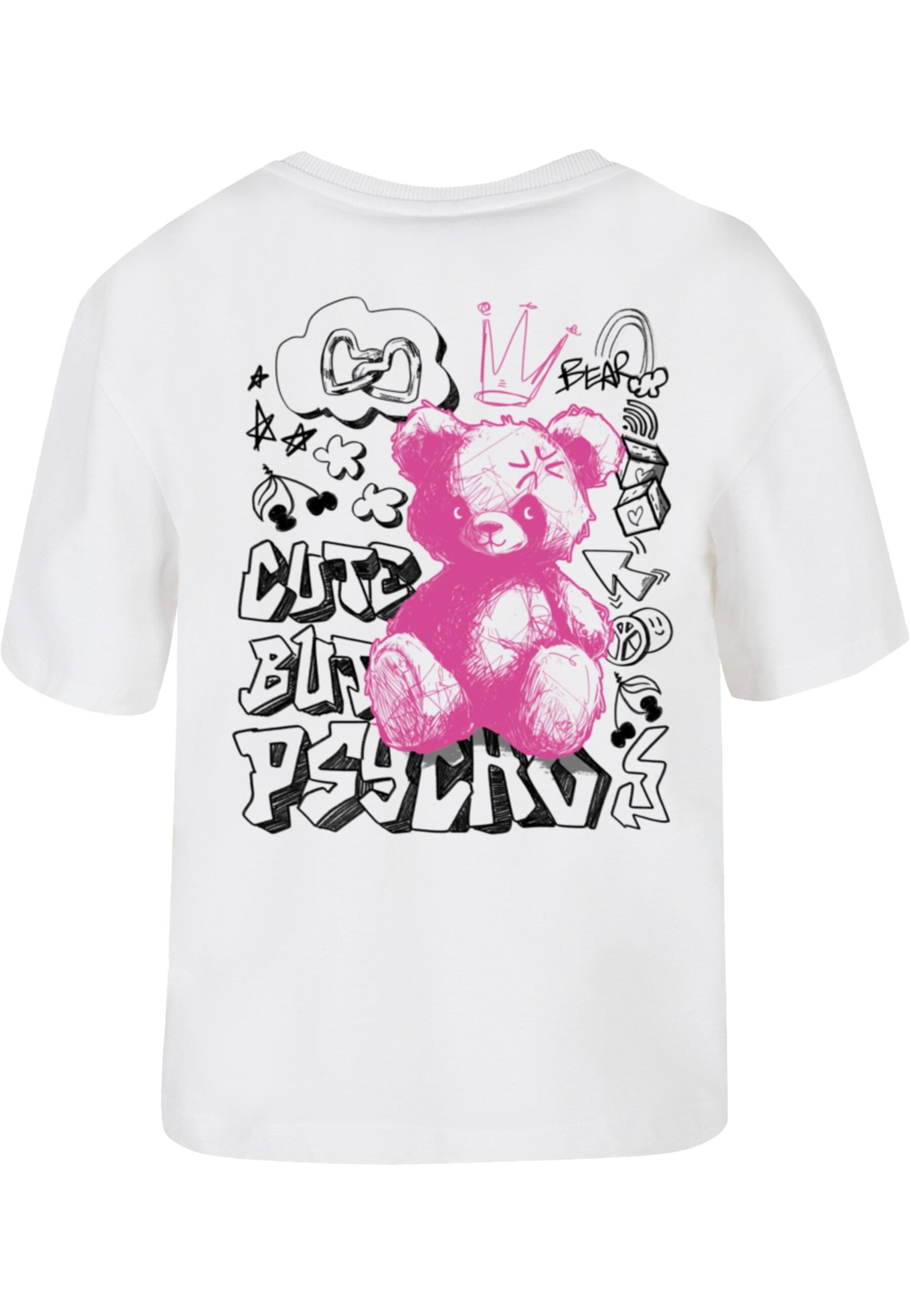 Miss Tee T-Shirt "Miss Tee Damen Cute But Psycho Tee" 1 Stk. günstig online kaufen