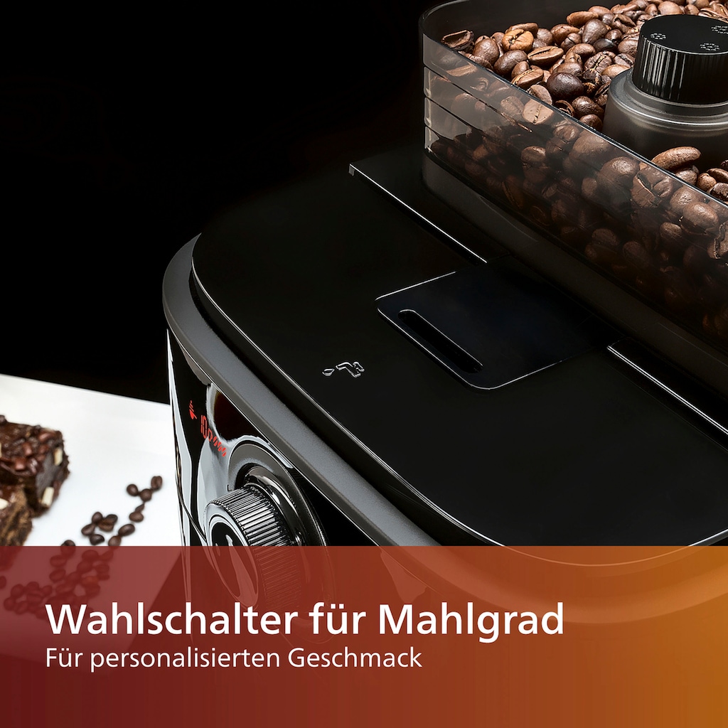 Philips Kaffeemaschine mit Mahlwerk »Grind & Brew HD7767/00«, 1,2 l Kaffeekanne