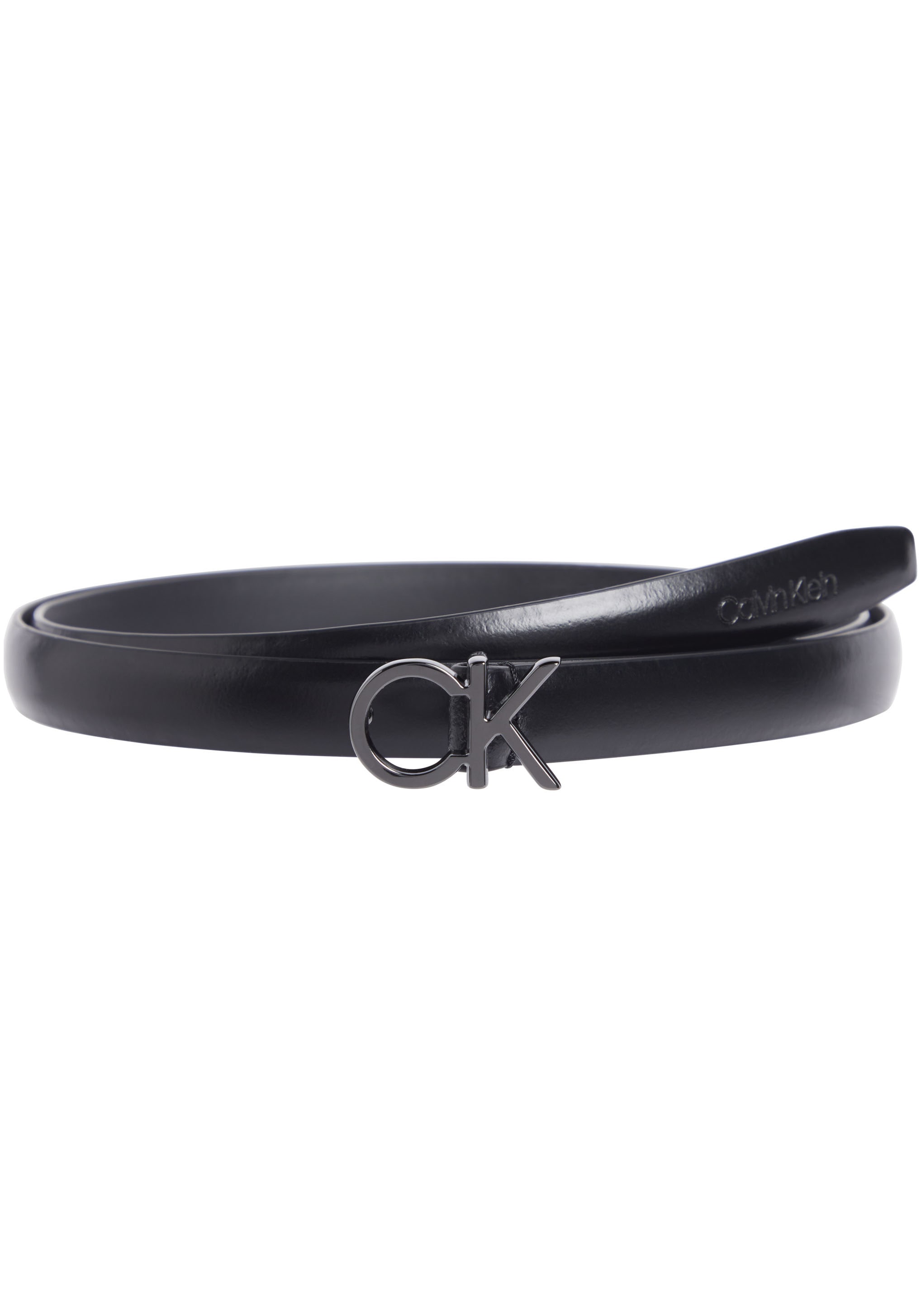 Calvin Klein Ledergürtel "CK THIN BELT 1.5CM", mit Logoprägung als Schließe günstig online kaufen