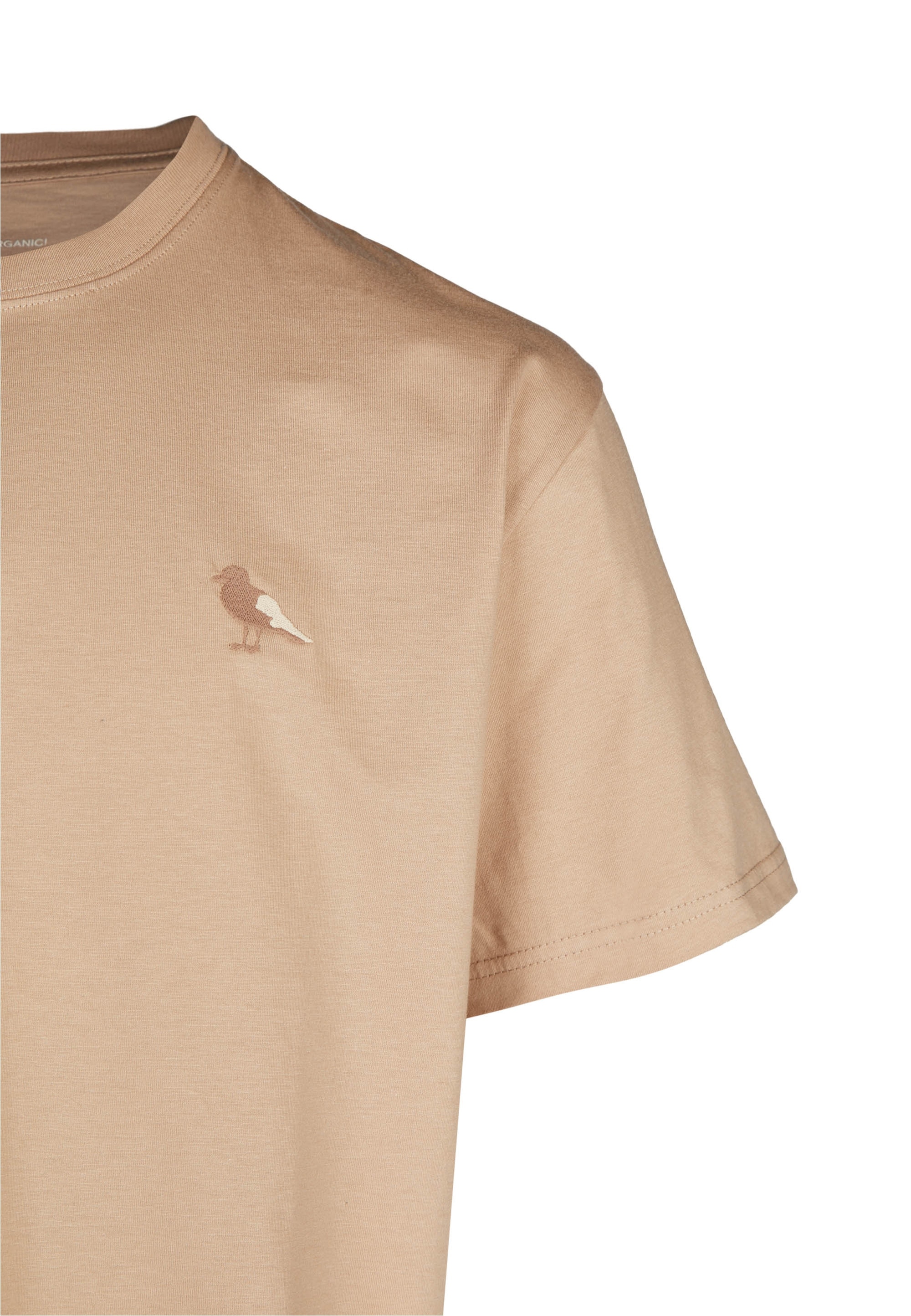 Cleptomanicx T-Shirt »Embroidery Gull Mono«, mit lockerem Schnitt