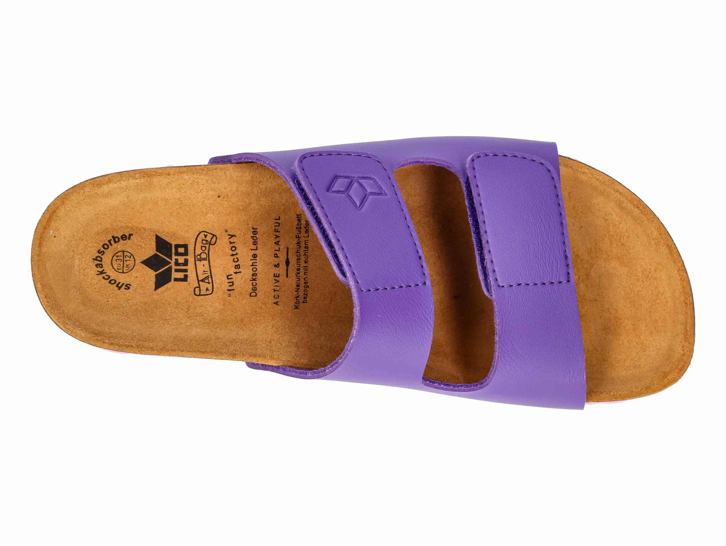 Lico Pantolette »Pantolette Bioline Velcro Kids«