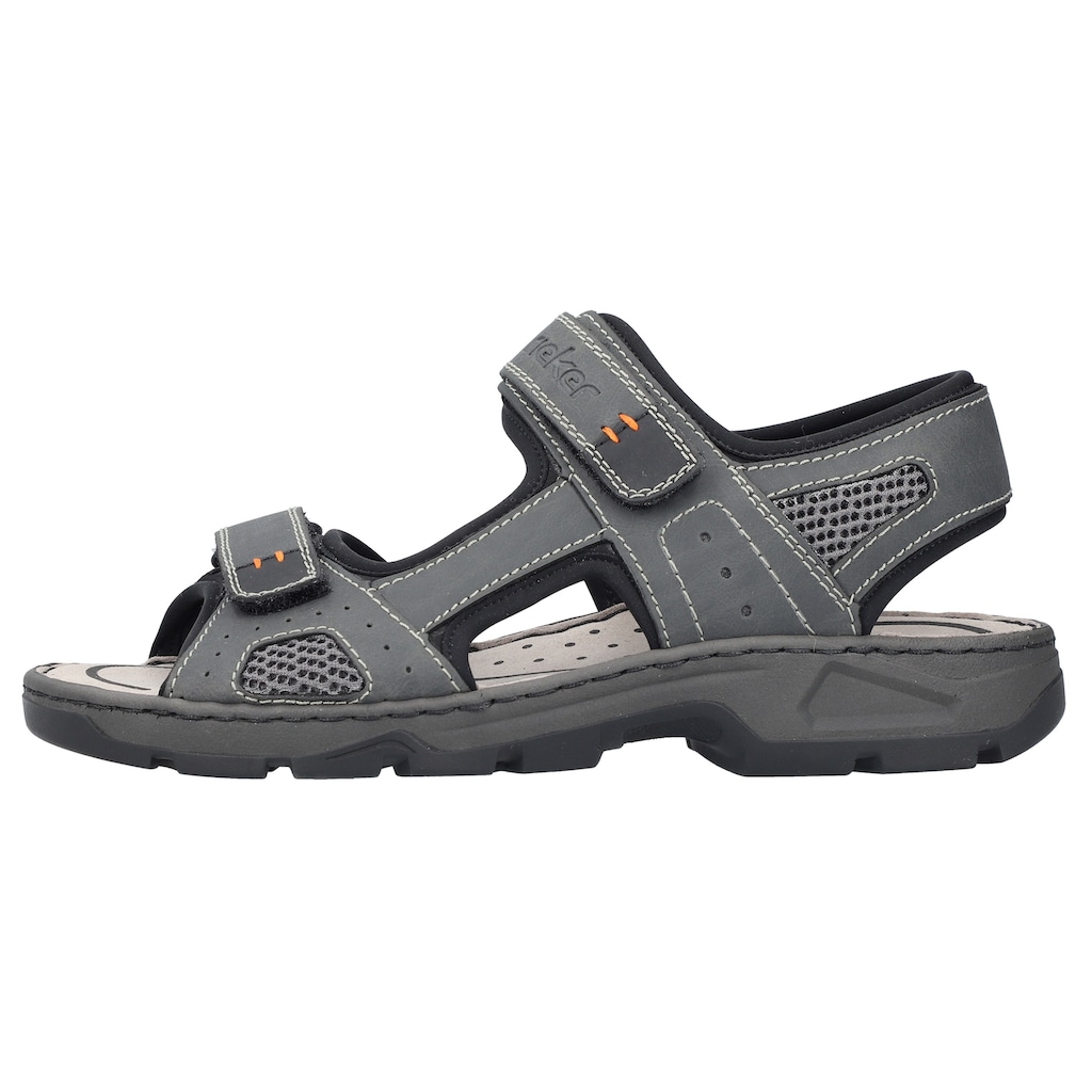 Rieker Riemchensandale, Sommerschuh, Klettschuh, Outdoorschuh, in Trekking-Optik