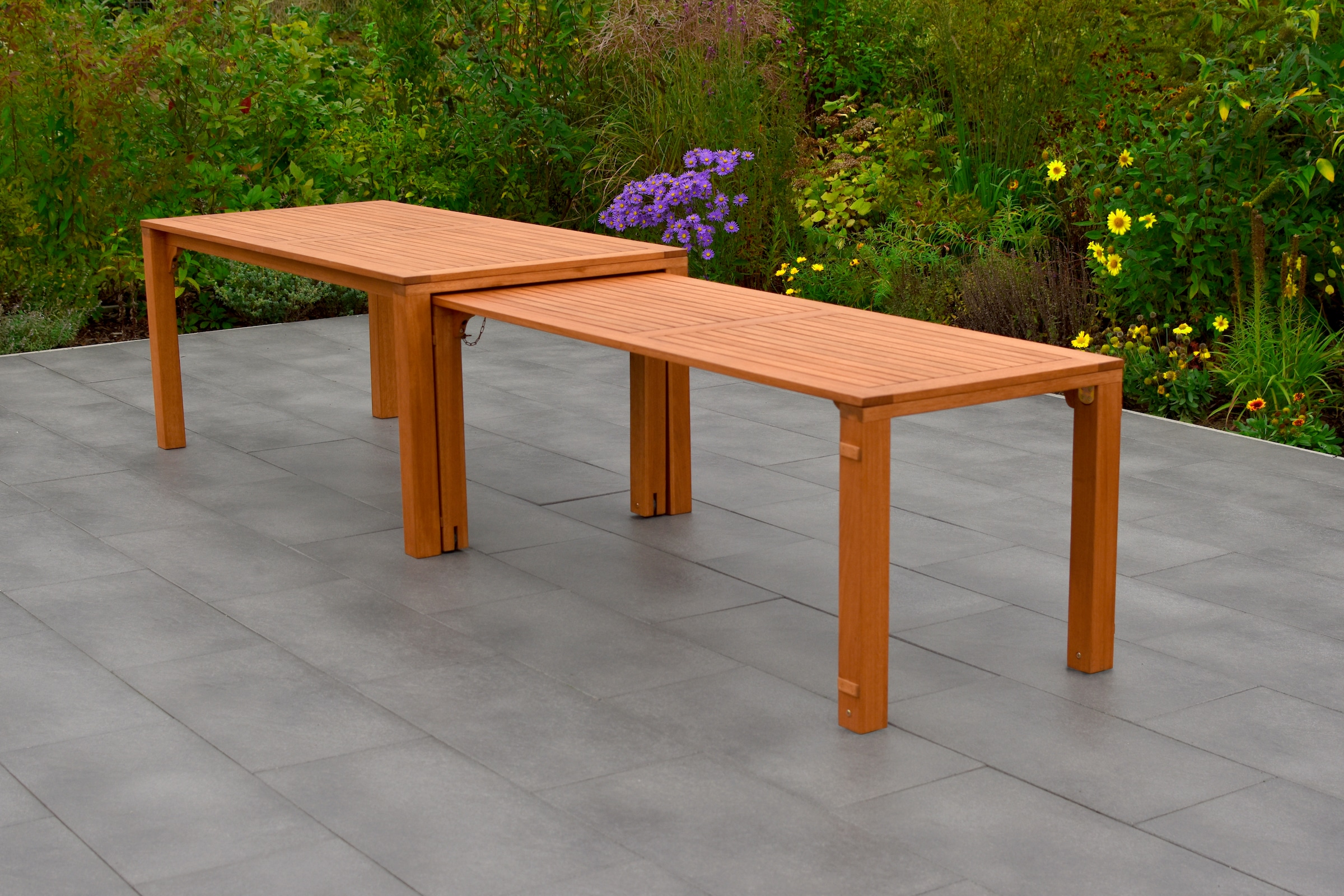 MERXX Gartentisch »Flex Ausziehtisch«, erweiterbar, BxT: ca. 90/73 x  185/370 cm, auch separat aufstellbar | BAUR | Tische