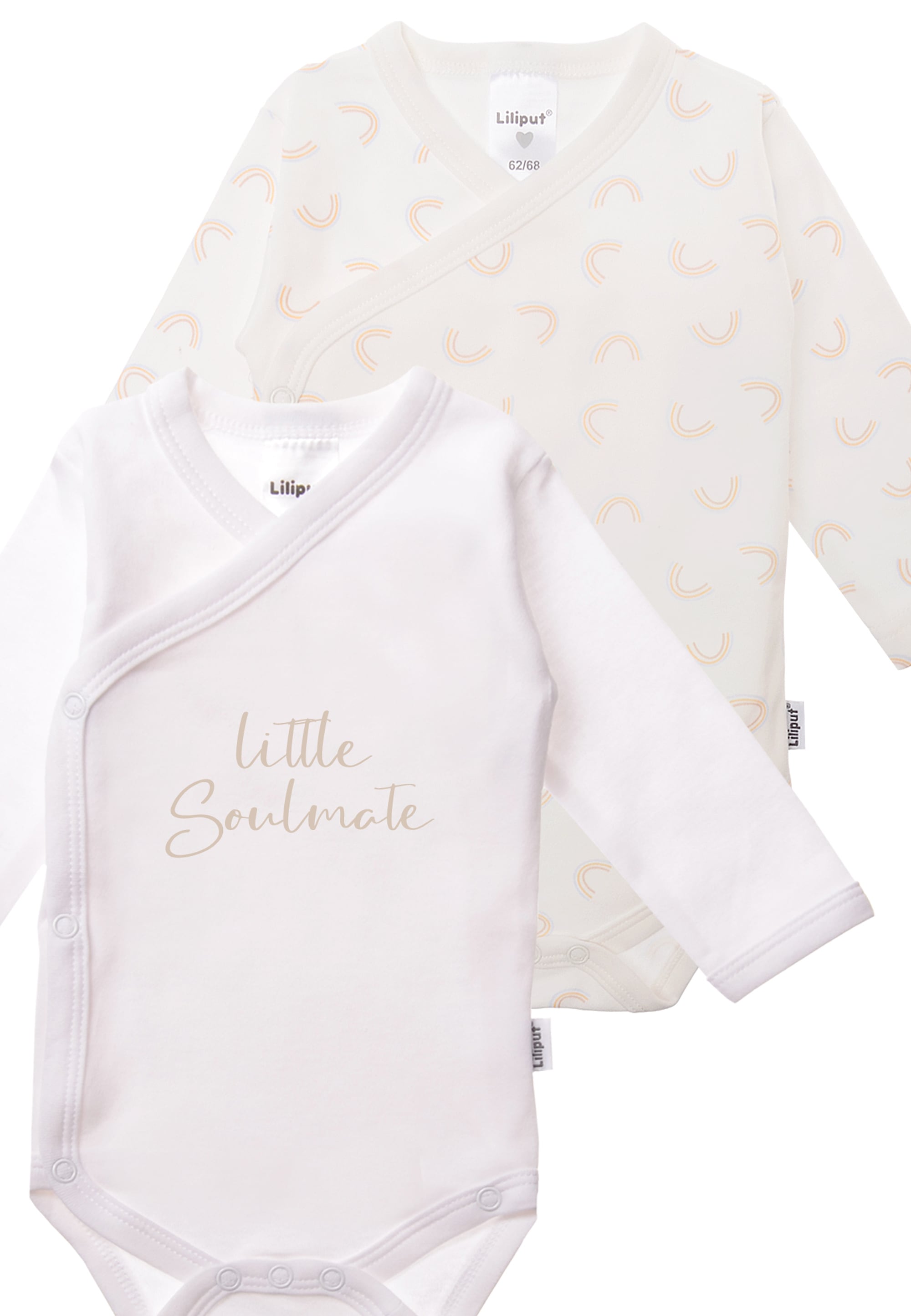 Liliput Wickelbody »little Soulmate«, mit bequemen Druckknöpfen im 2er-Pack