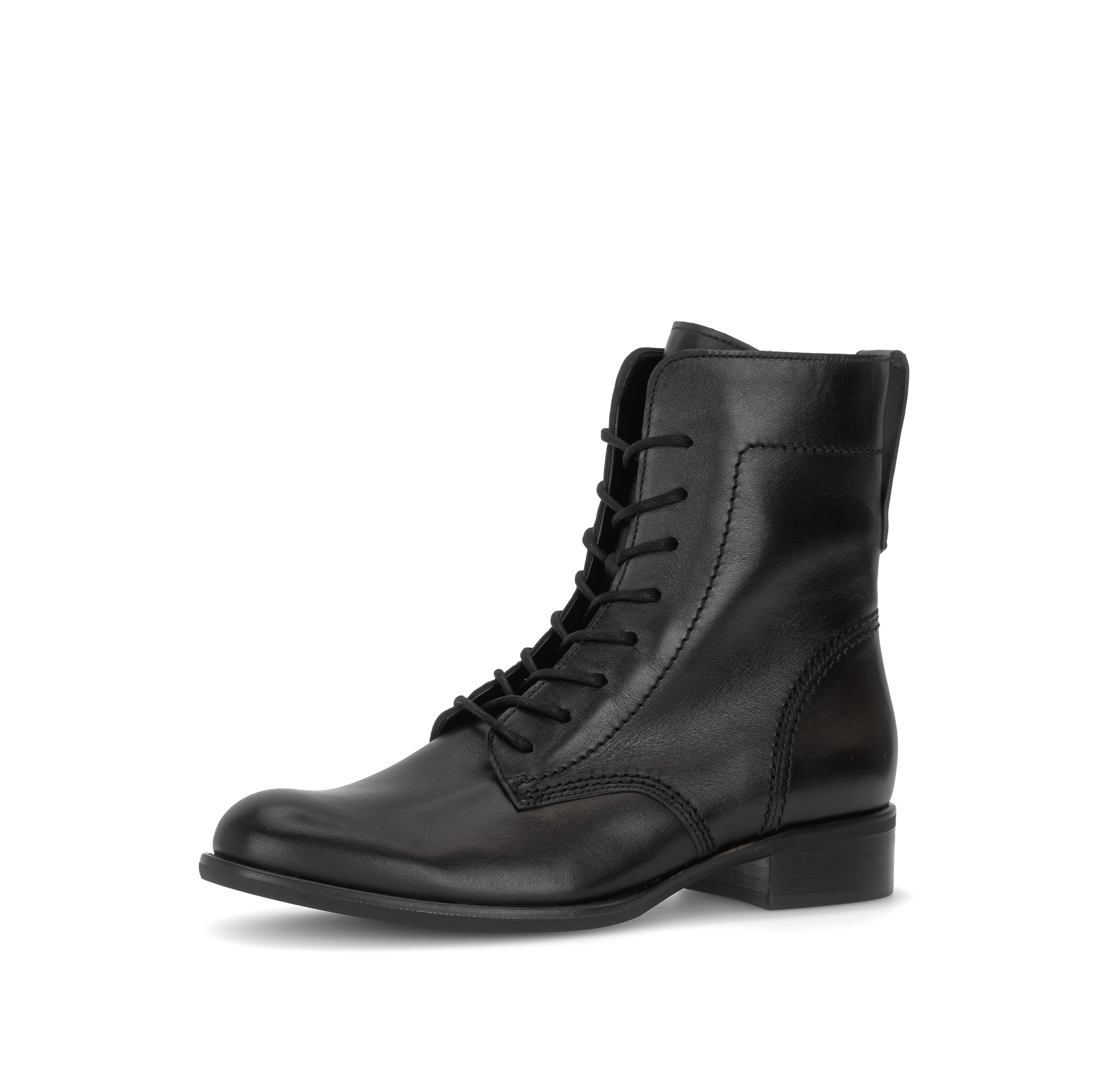 Gabor Schnürstiefelette Blockabsatz, Schnürboots mit herausnehmbarer Innensohle