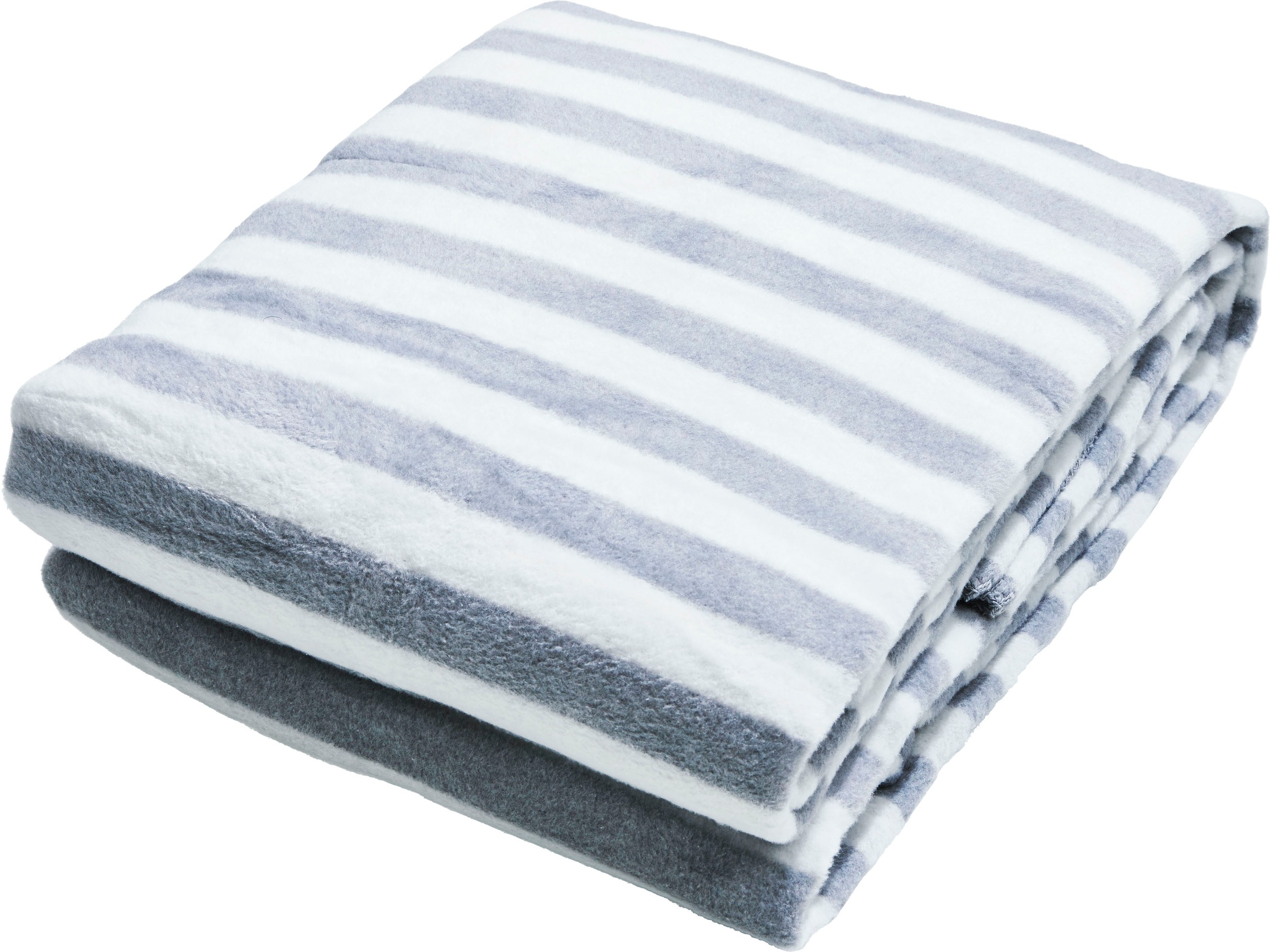 »Stripes320«, Wohndecke einfassender kaufen BAUR done.® mit Wohndecke | Ziernaht, Kuscheldecke