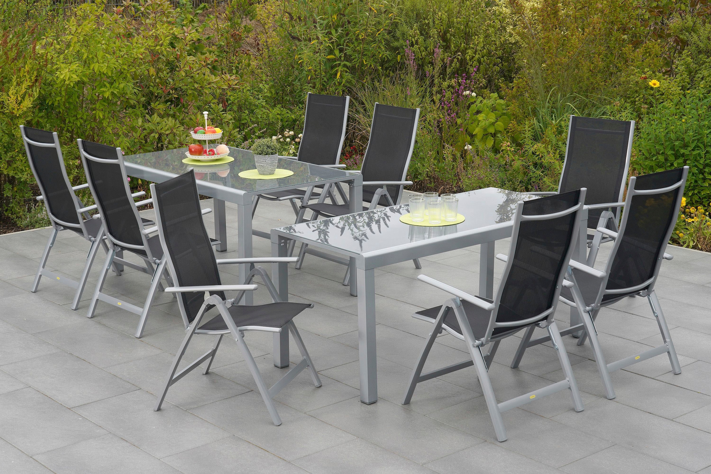 MERXX Garten-Essgruppe »Carrara«, (9 tlg.)