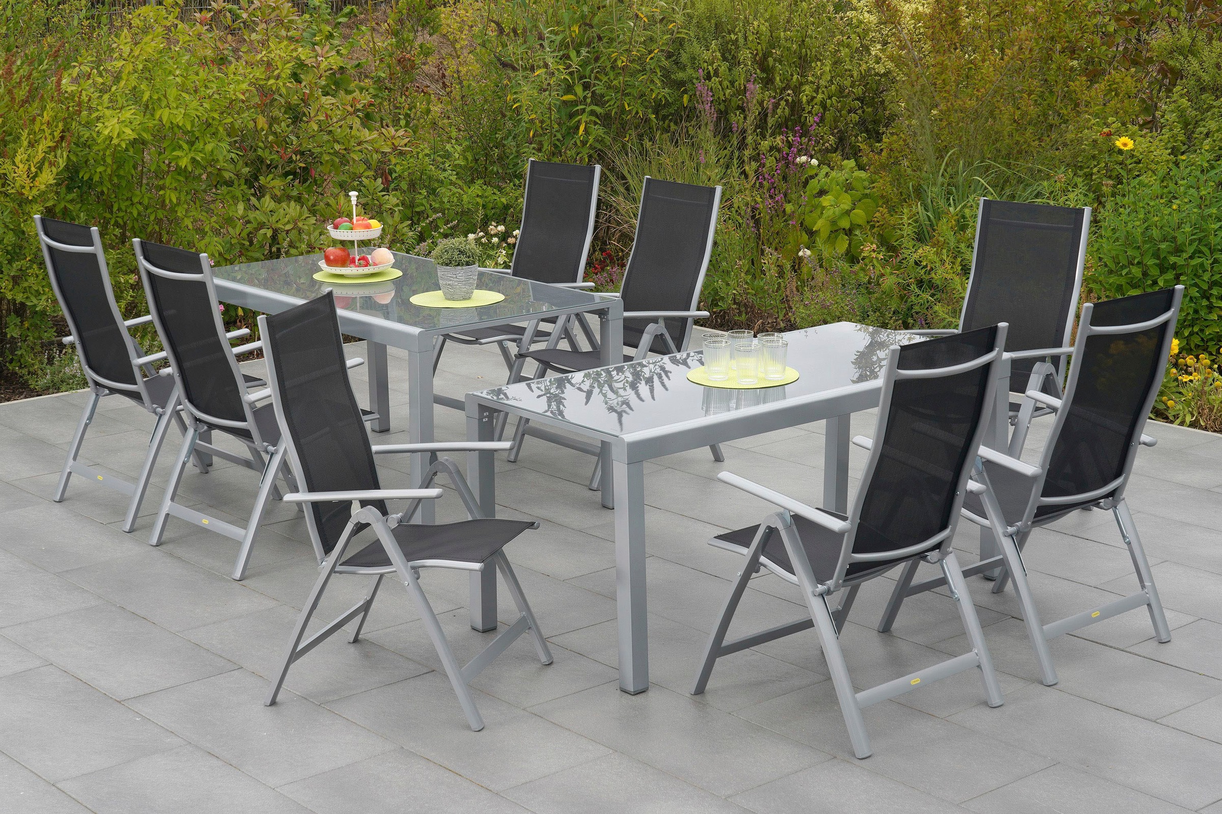 MERXX Garten-Essgruppe "Carrara" 9 Stk. tlg. günstig online kaufen
